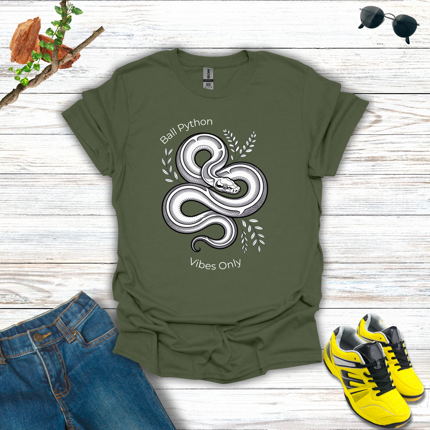 Ball Python Vibes Only T-Shirt