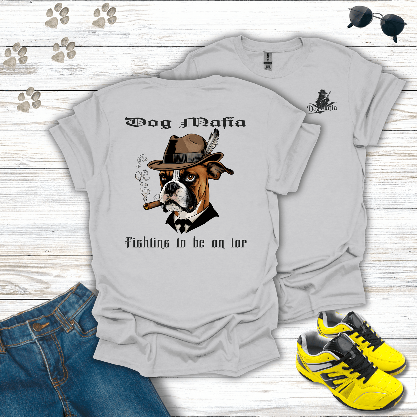 Boxer Dog Mafia T-Shirt