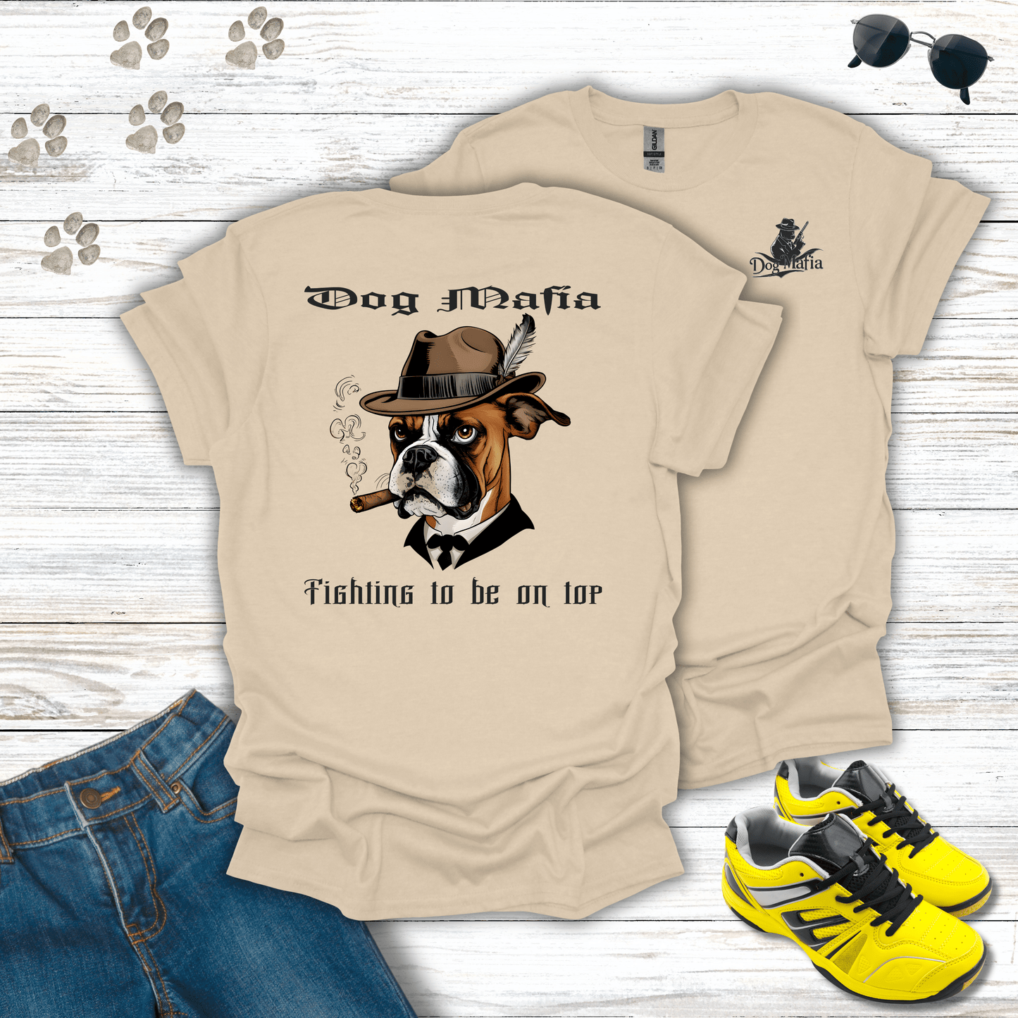 Boxer Dog Mafia T-Shirt