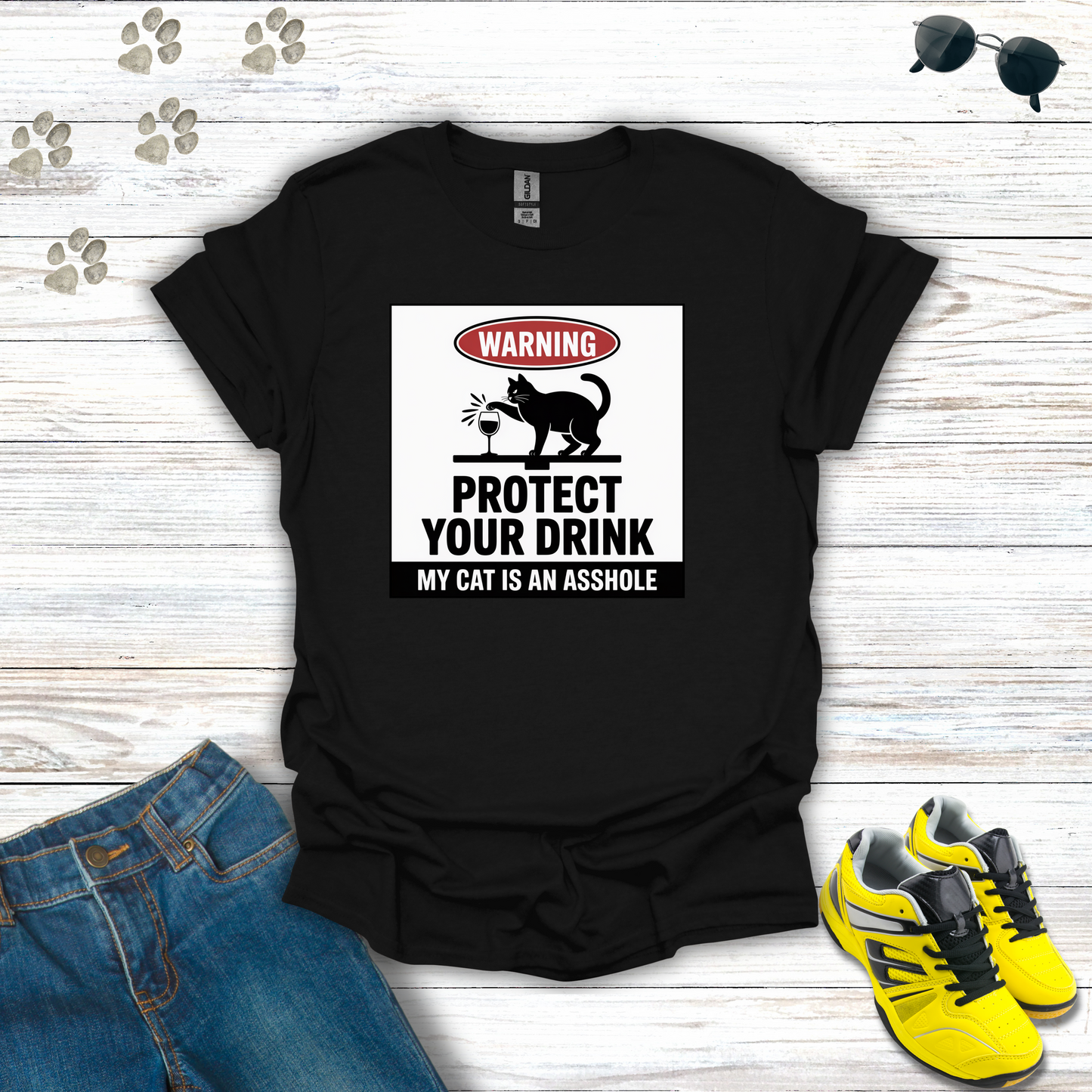 Cat Warning T-Shirt