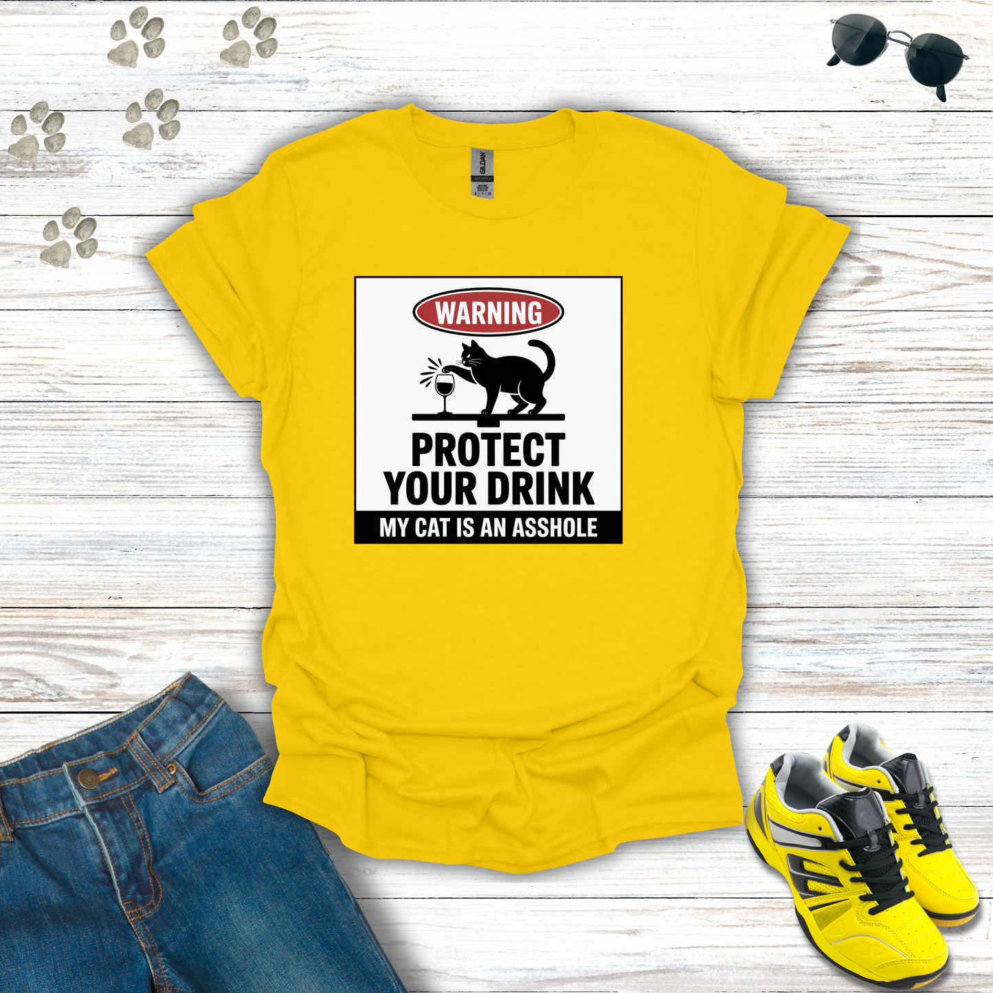 Cat Warning T-Shirt