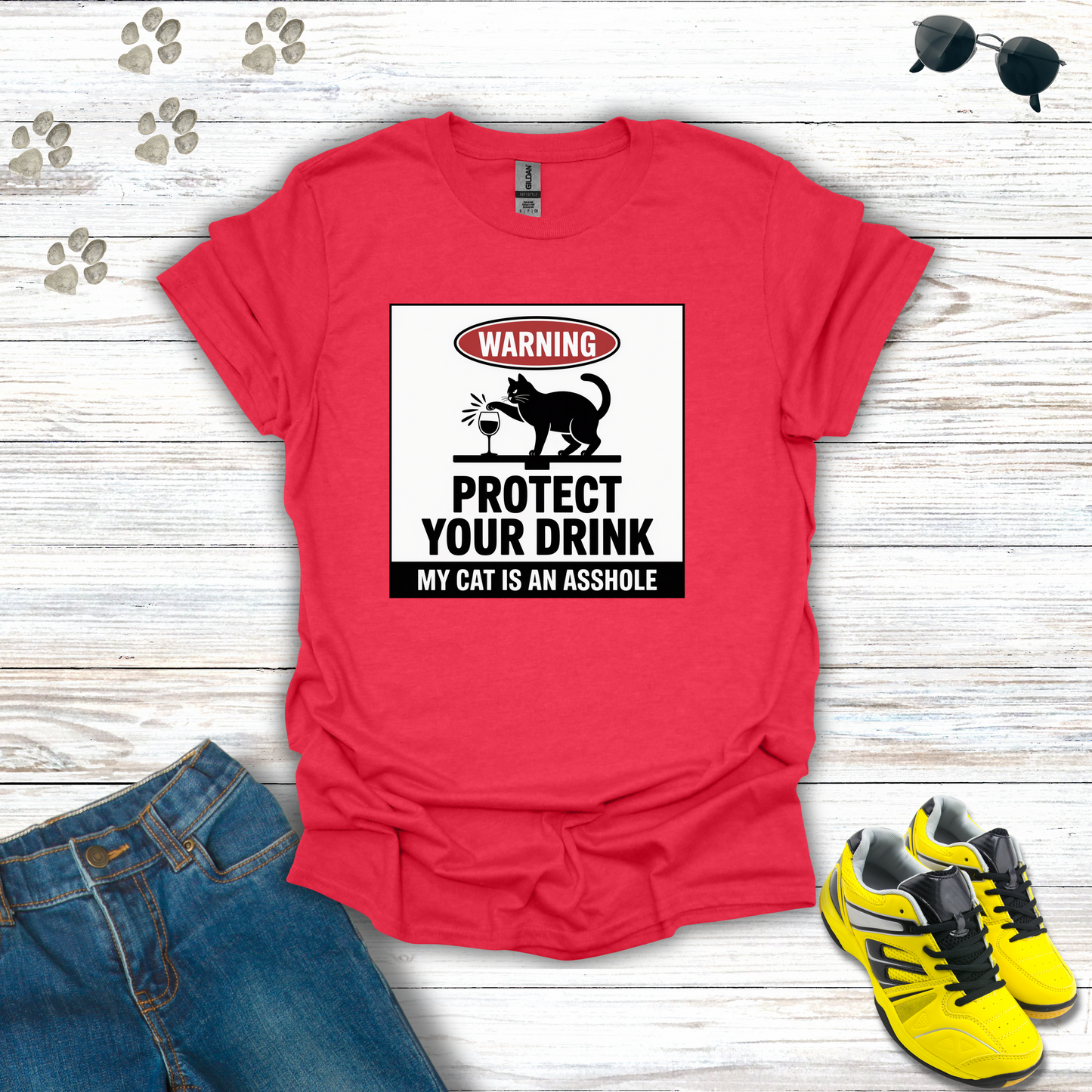 Cat Warning T-Shirt