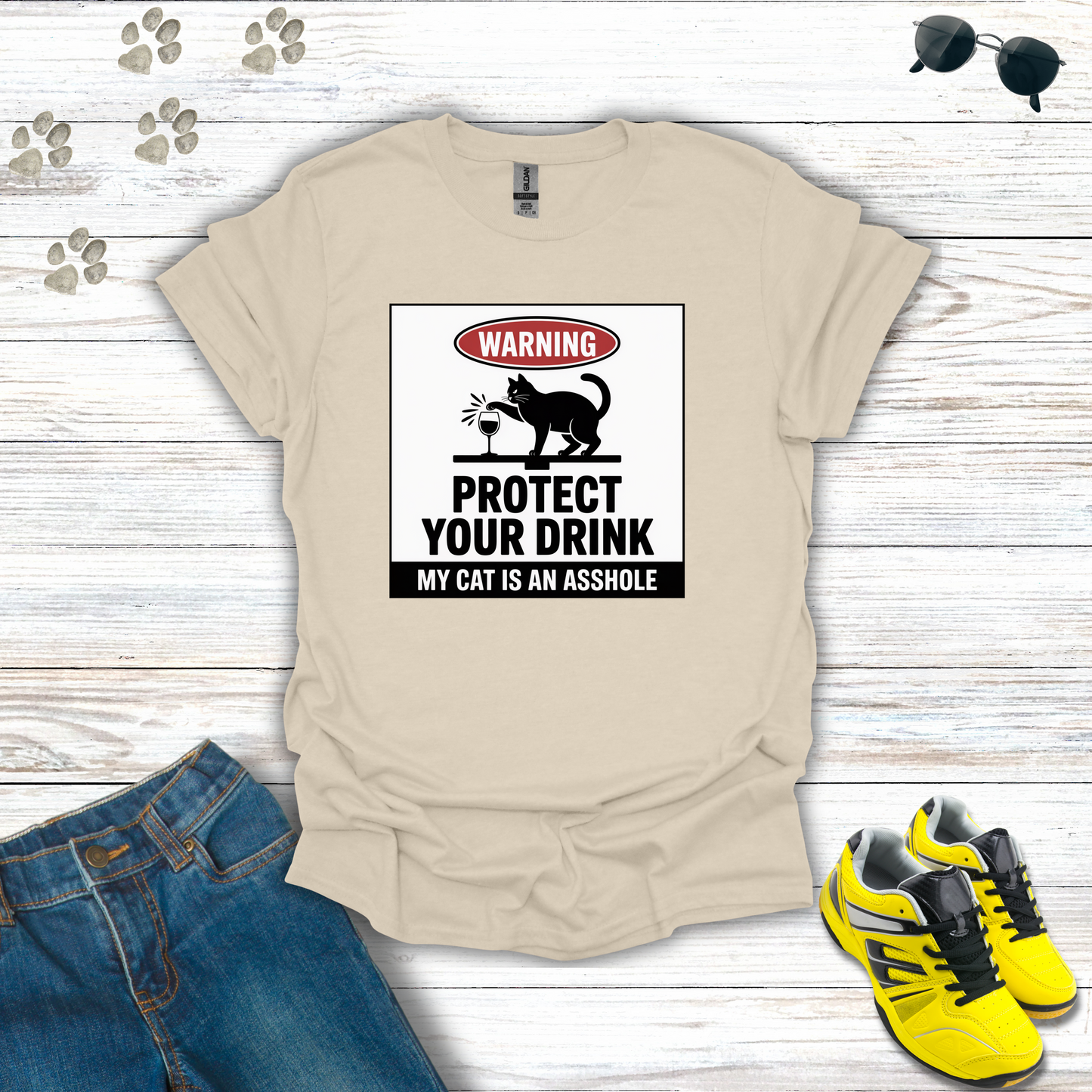 Cat Warning T-Shirt