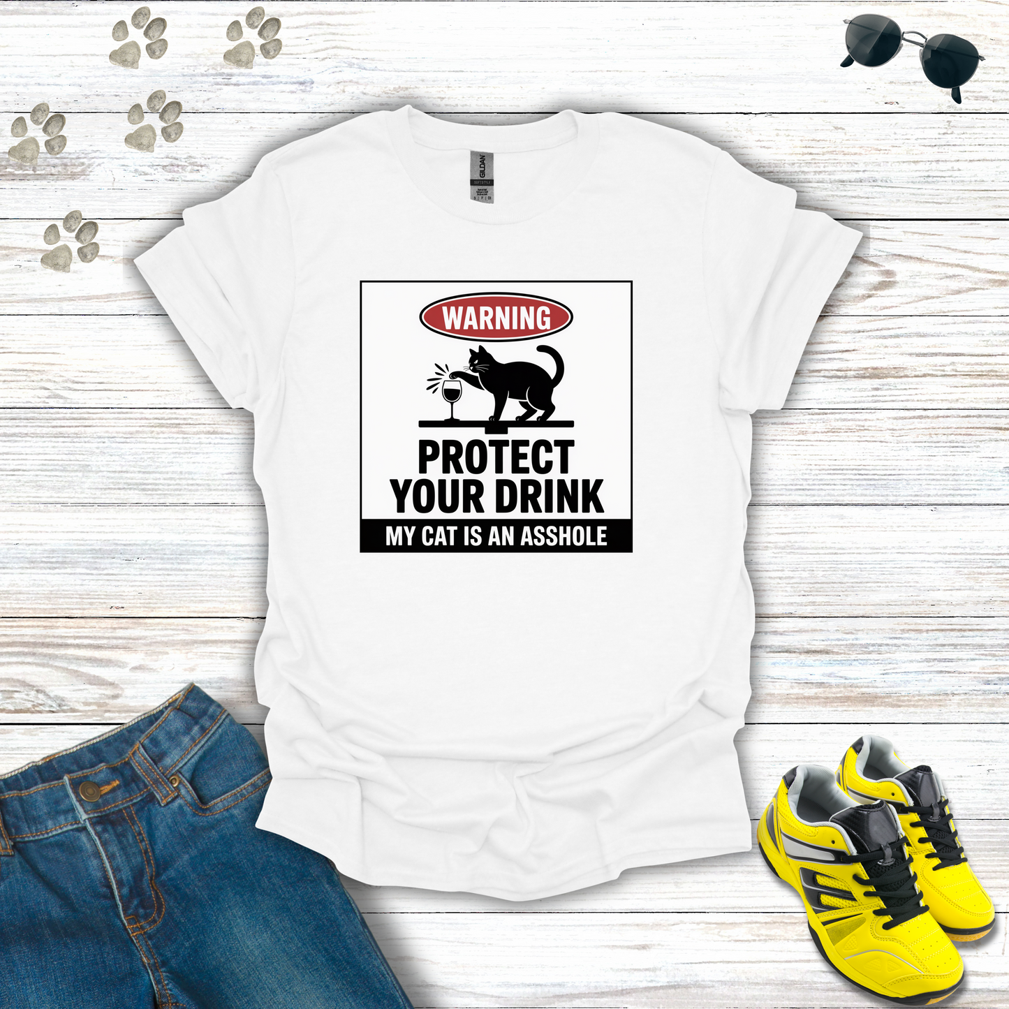 Cat Warning T-Shirt