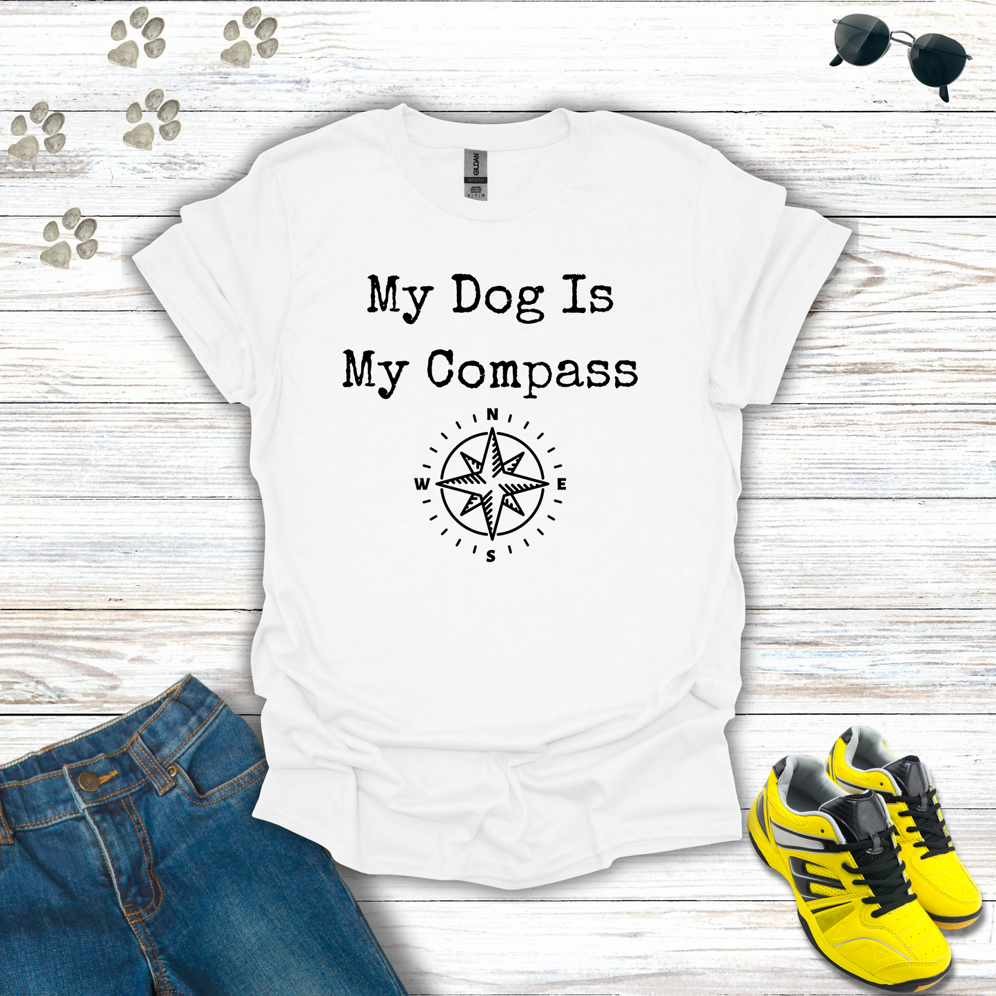 Dog Compass T-Shirt