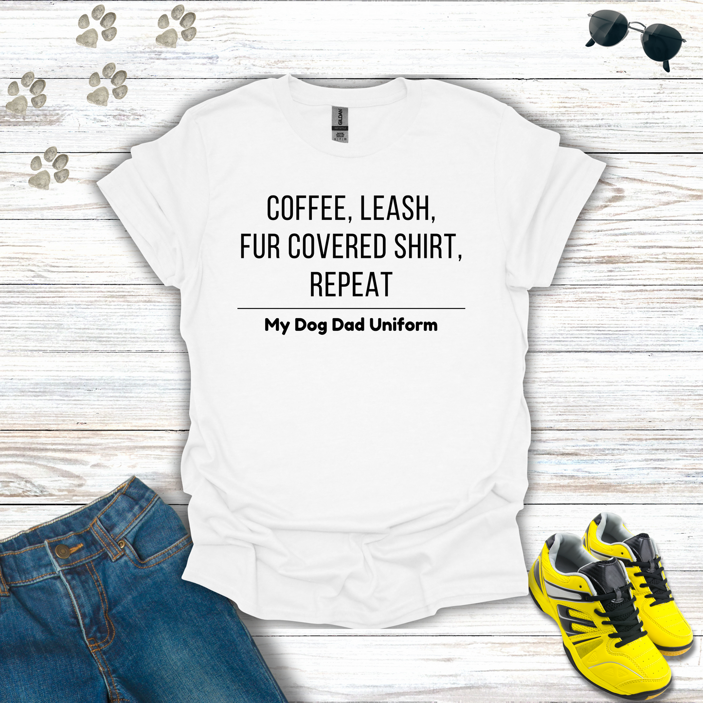 Dog Dad Uniform T-Shirt