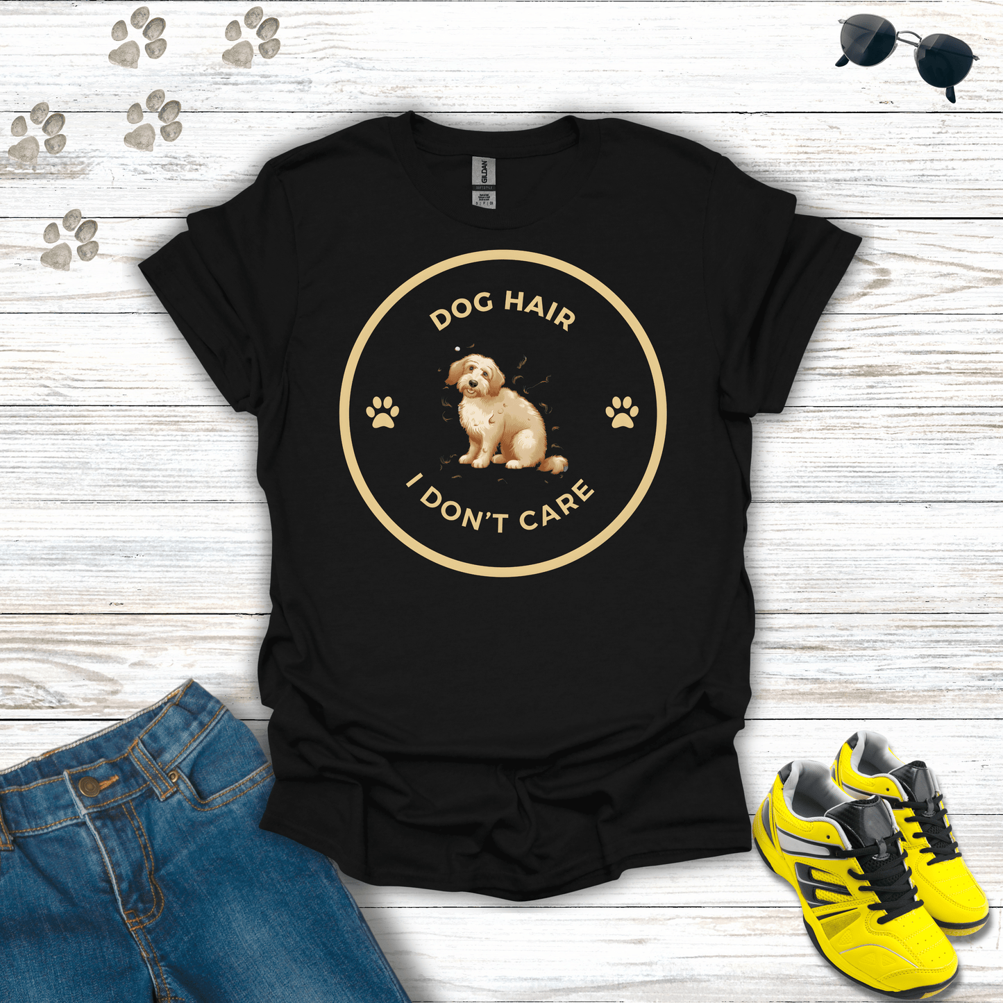 Dog Hair I Don't Care T-Shirt