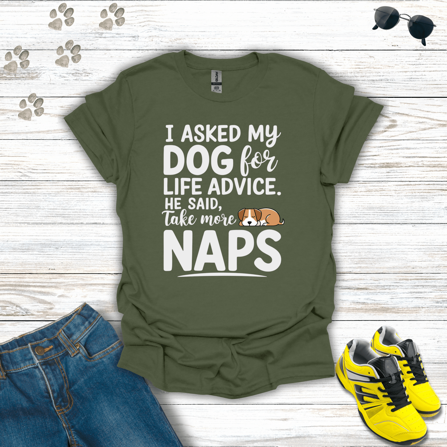Dog Life Advice T-Shirt