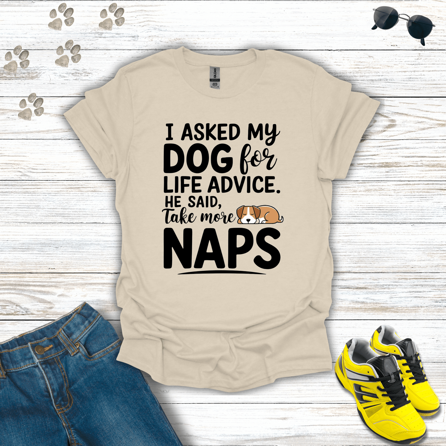 Dog Life Advice T-Shirt