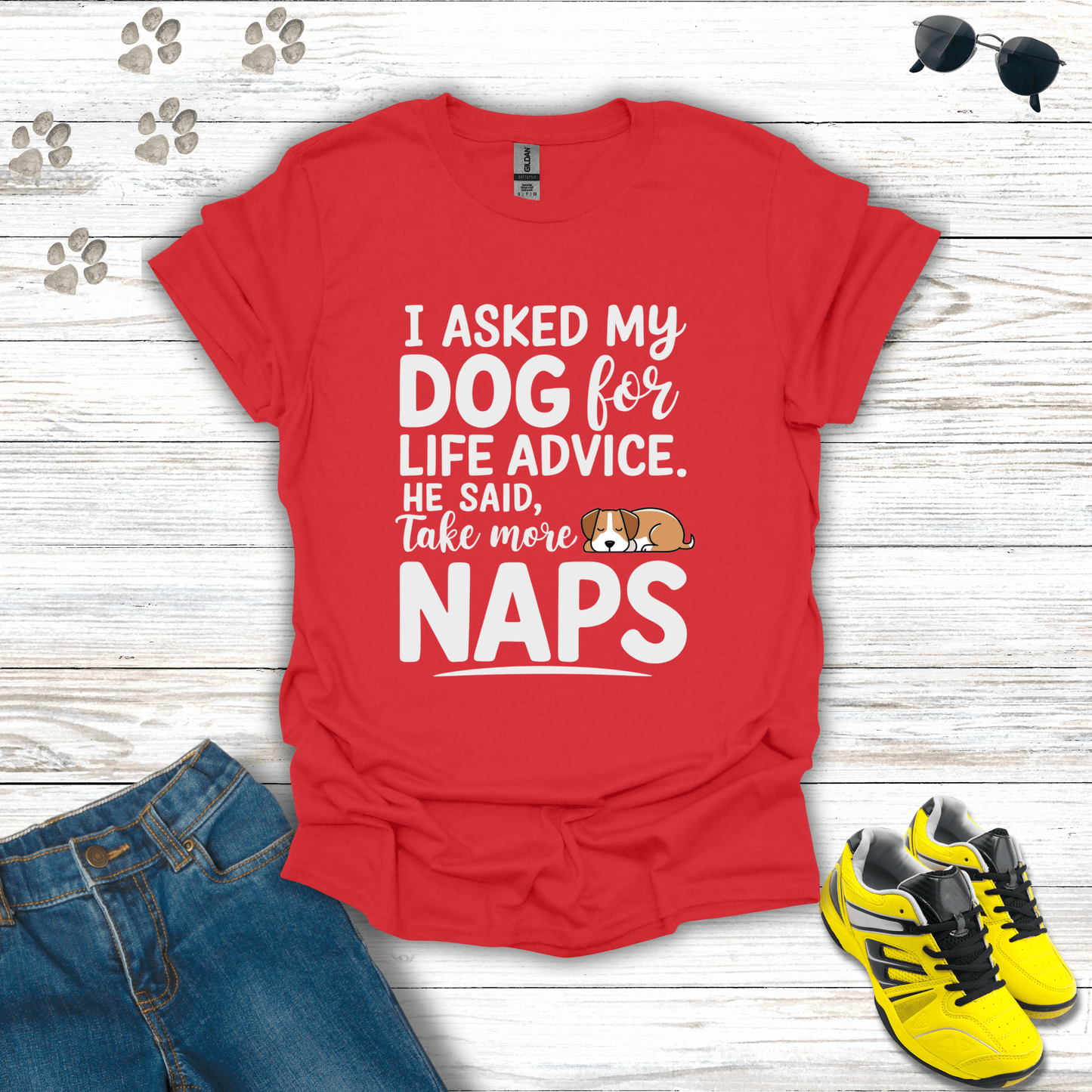 Dog Life Advice T-Shirt