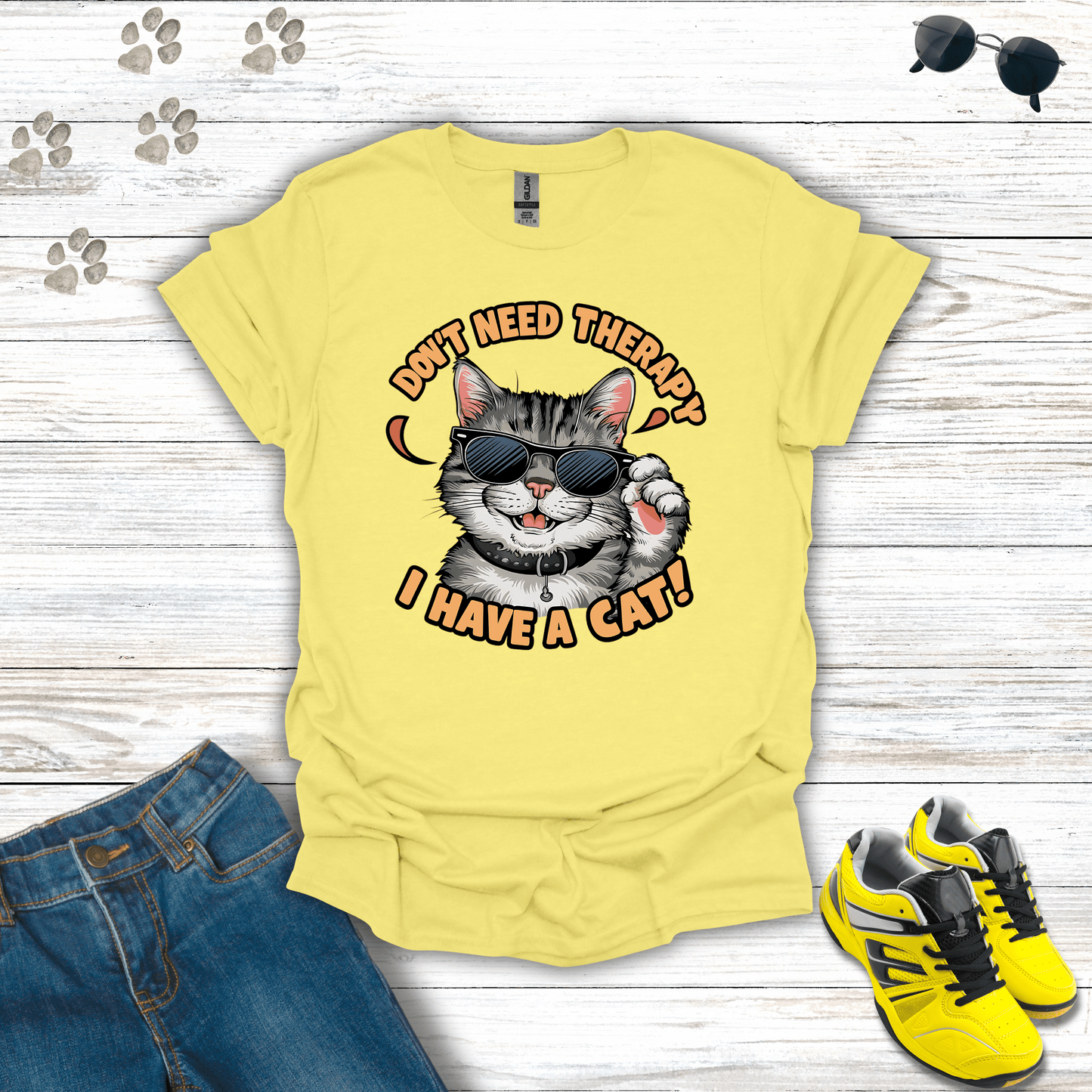 Don't Need Therapy I Have A Cat T-Shirt