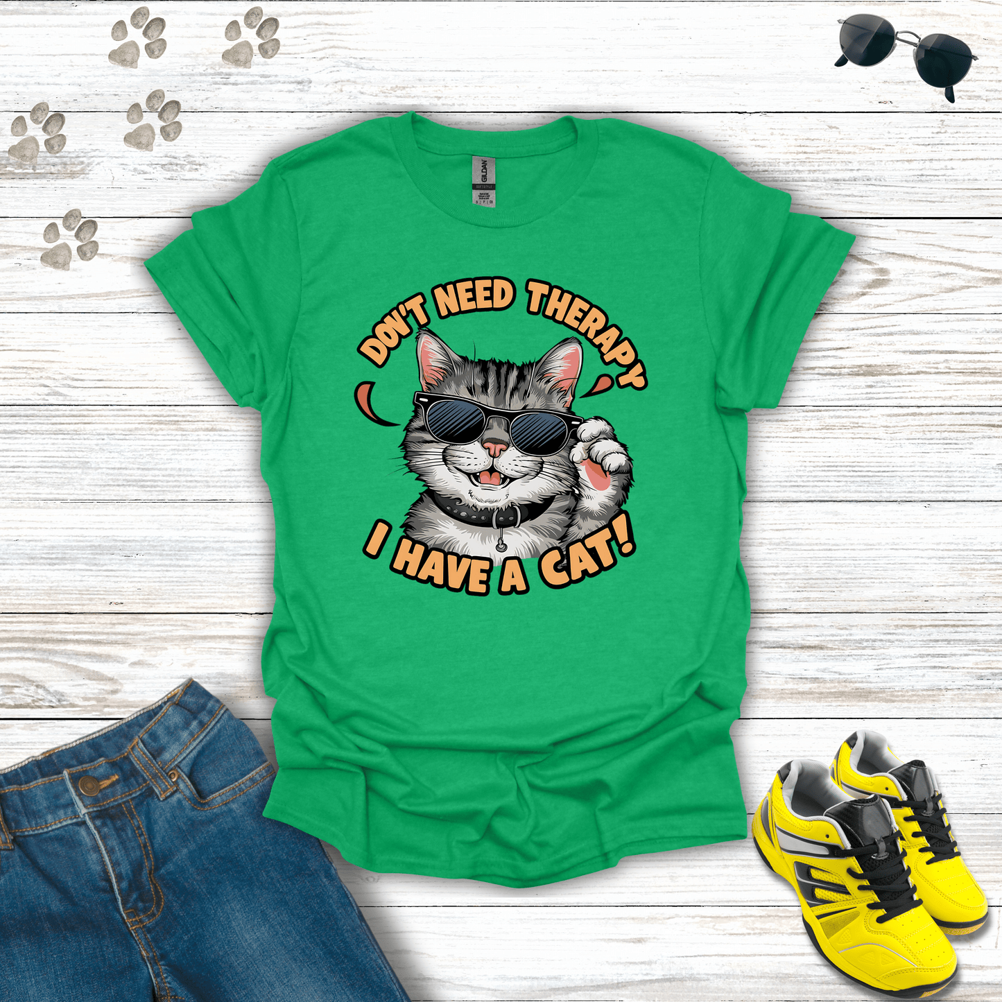 Don't Need Therapy I Have A Cat T-Shirt