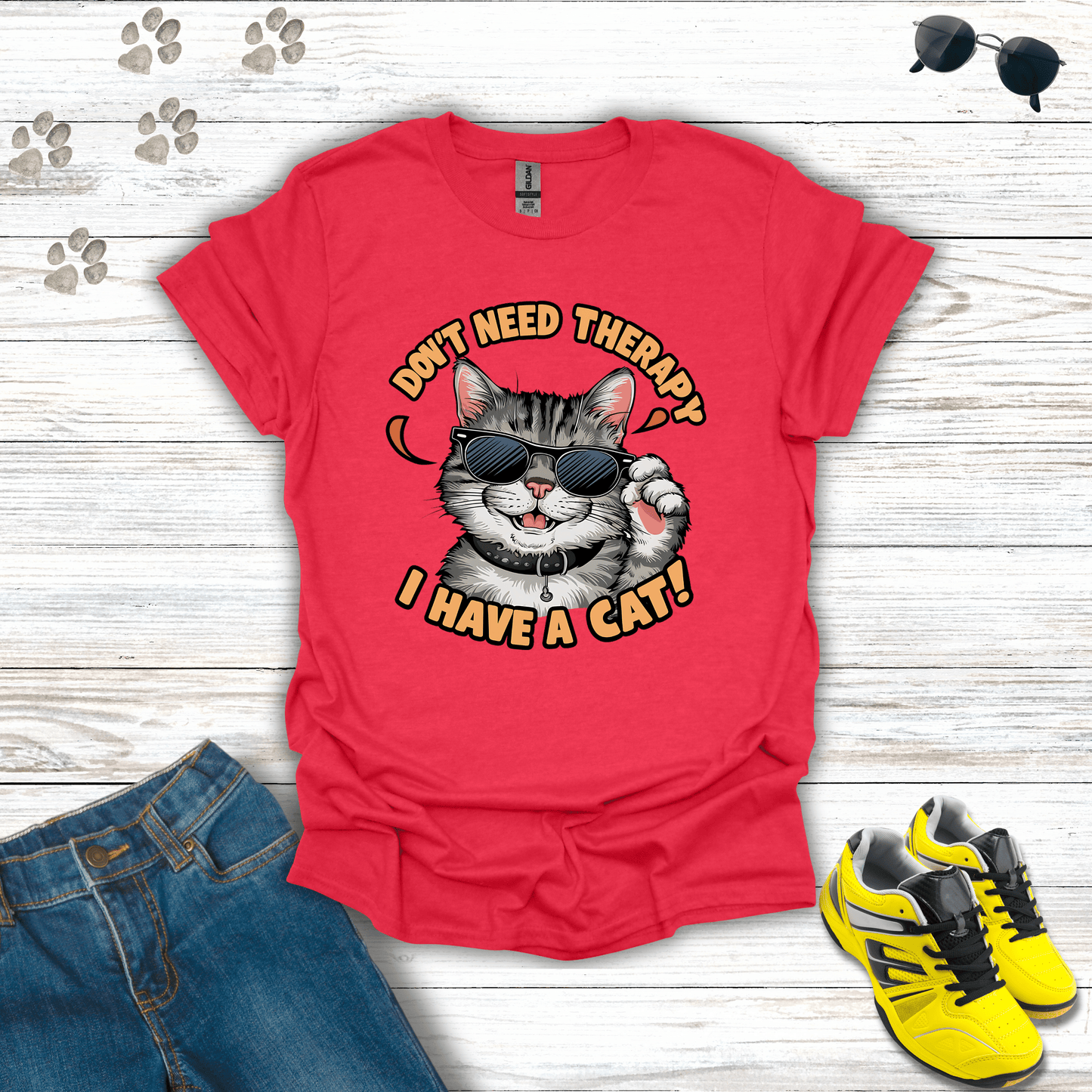 Don't Need Therapy I Have A Cat T-Shirt