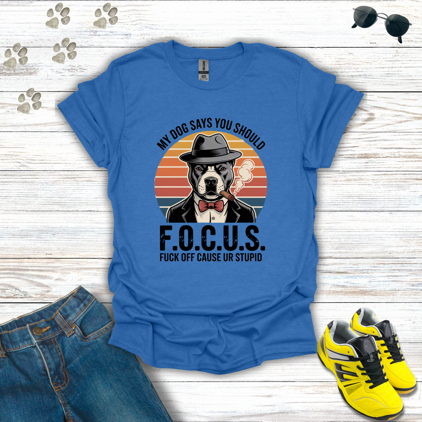 F.O.C.U.S. Mafia Dog T-Shirt