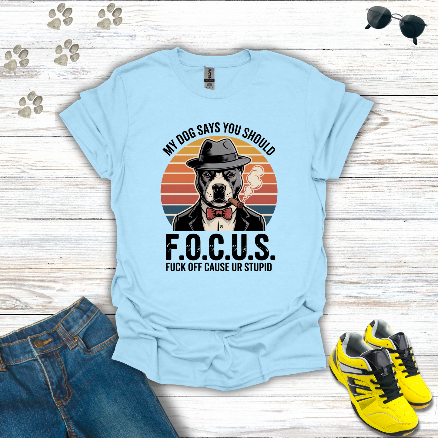 F.O.C.U.S. Mafia Dog T-Shirt