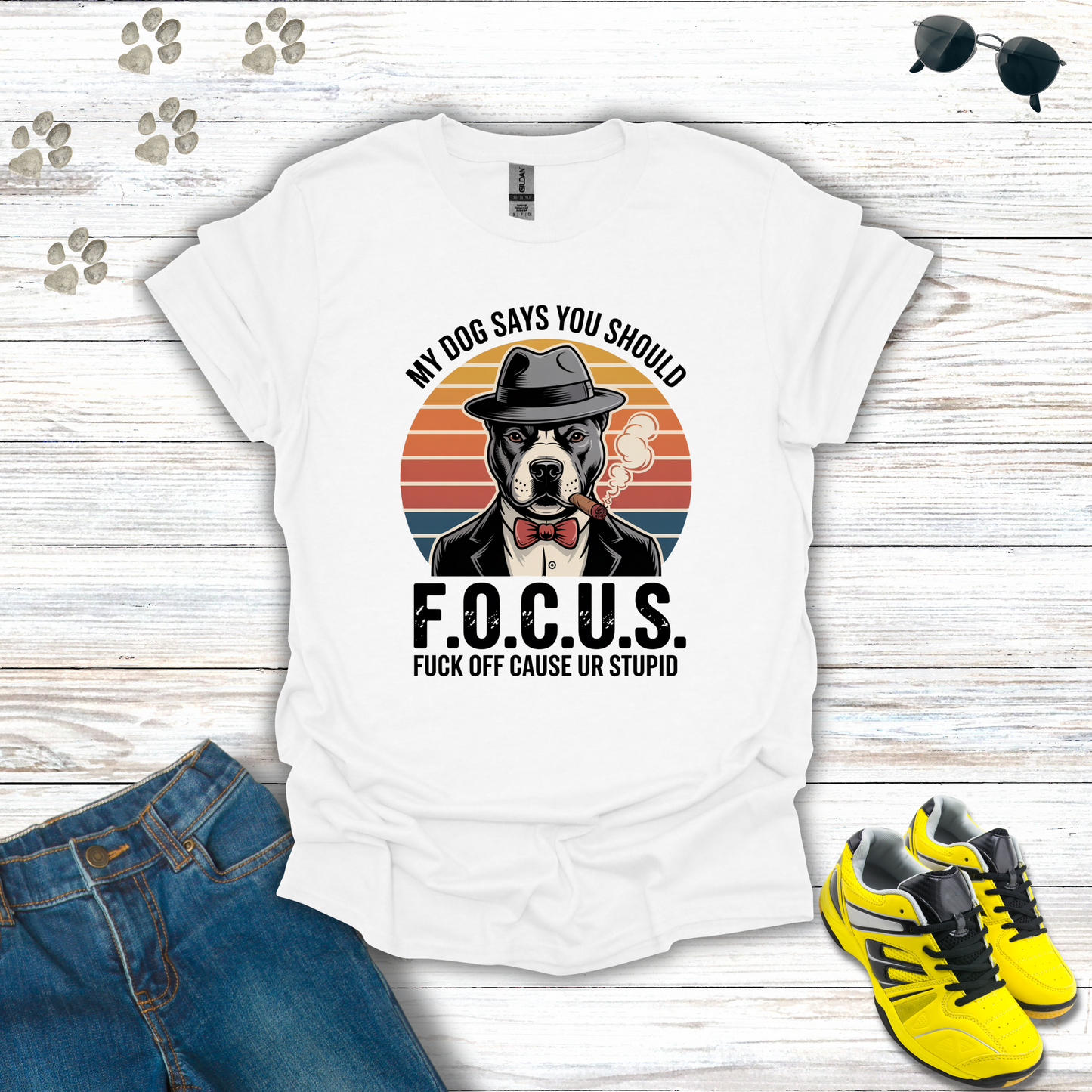 F.O.C.U.S. Mafia Dog T-Shirt