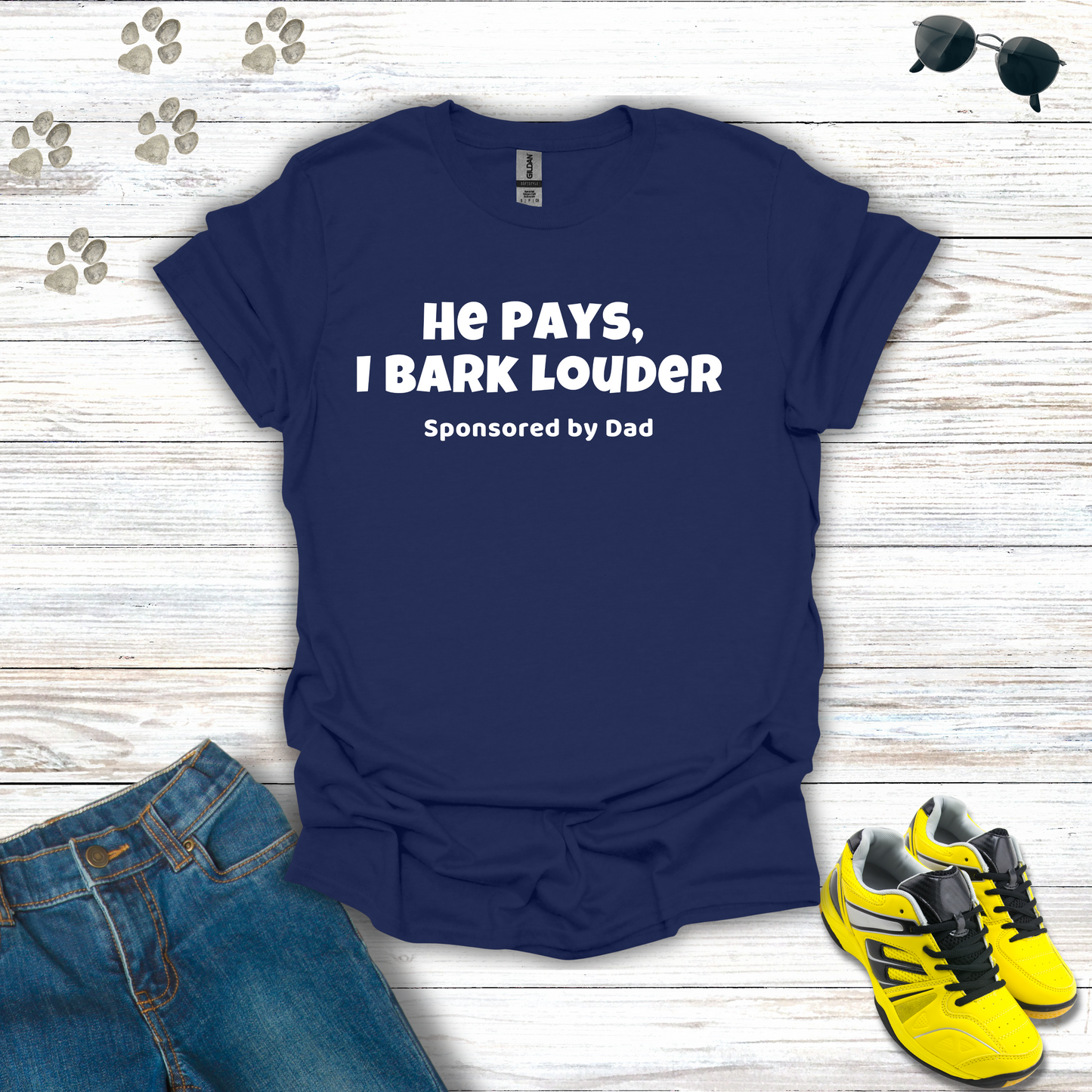 He Pays, I Bark T-Shirts