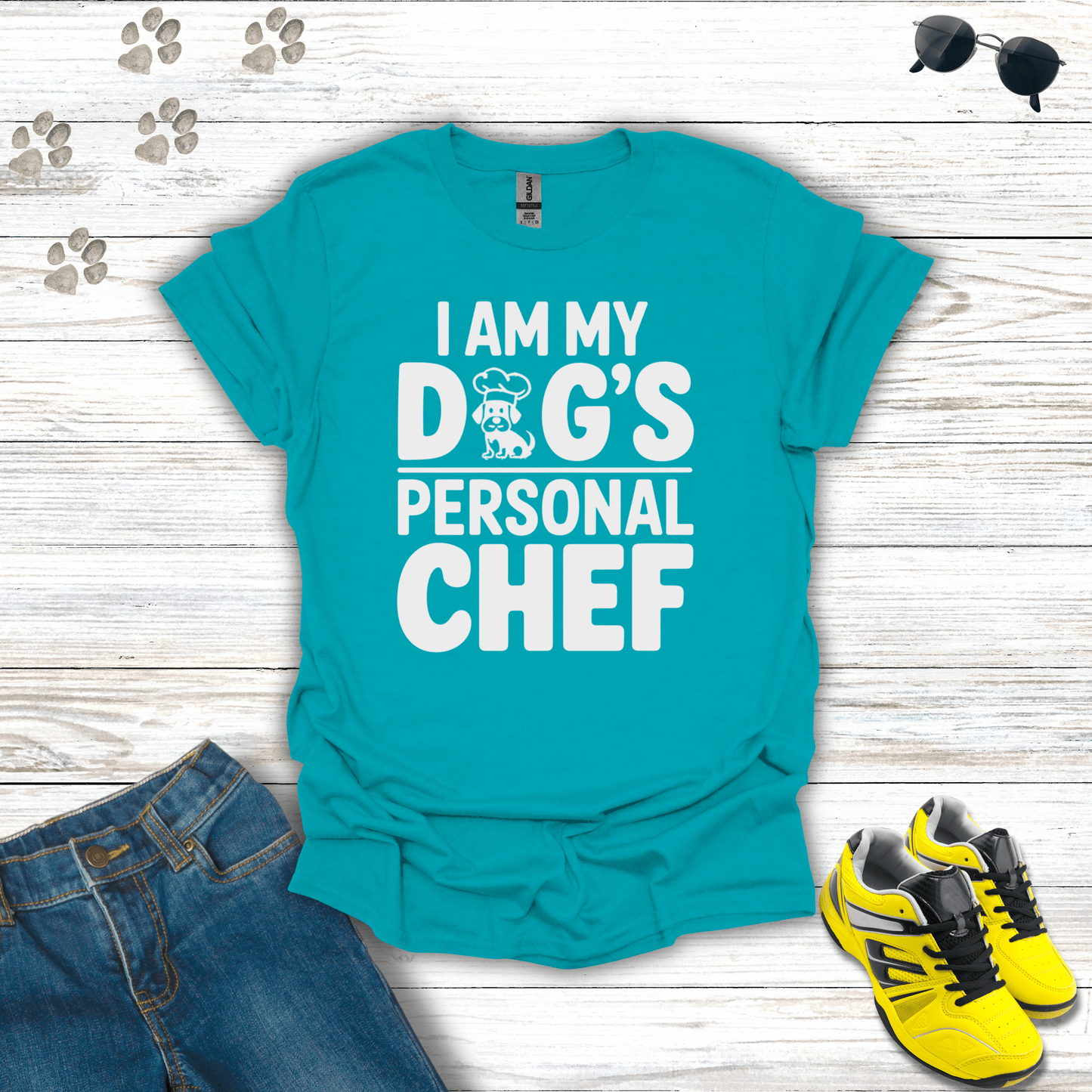 I Am My Dog's Personal Chef T-Shirt