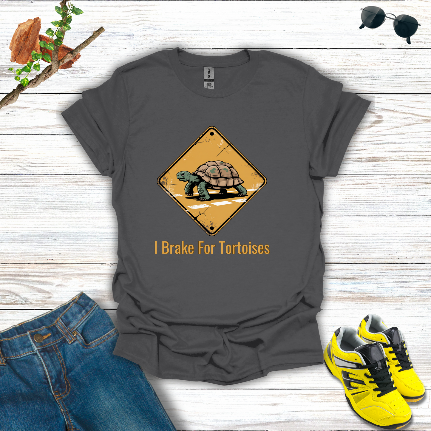 I Brake For Tortoises T-Shirt