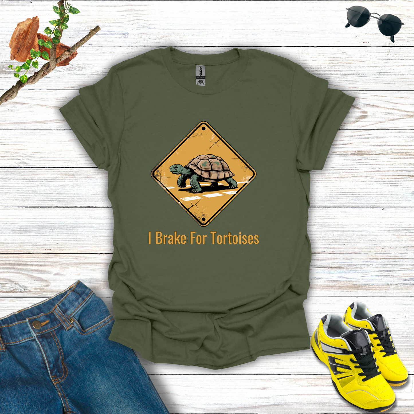 I Brake For Tortoises T-Shirt
