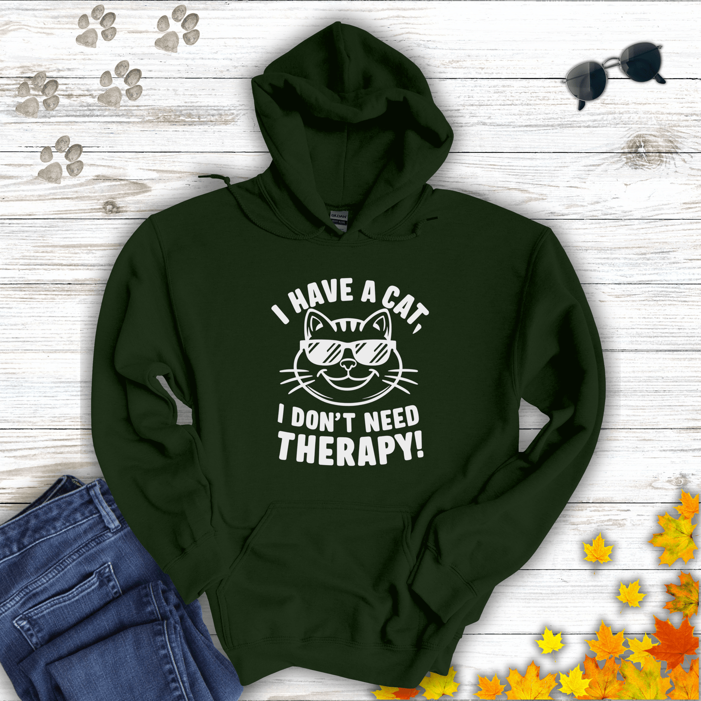 I Have A Cat, I Don't Need Therapy! Hoodie