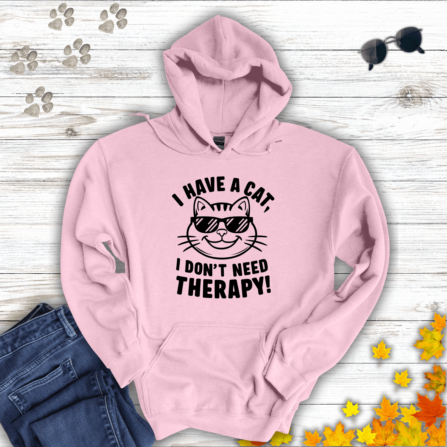 I Have A Cat, I Don't Need Therapy! Hoodie