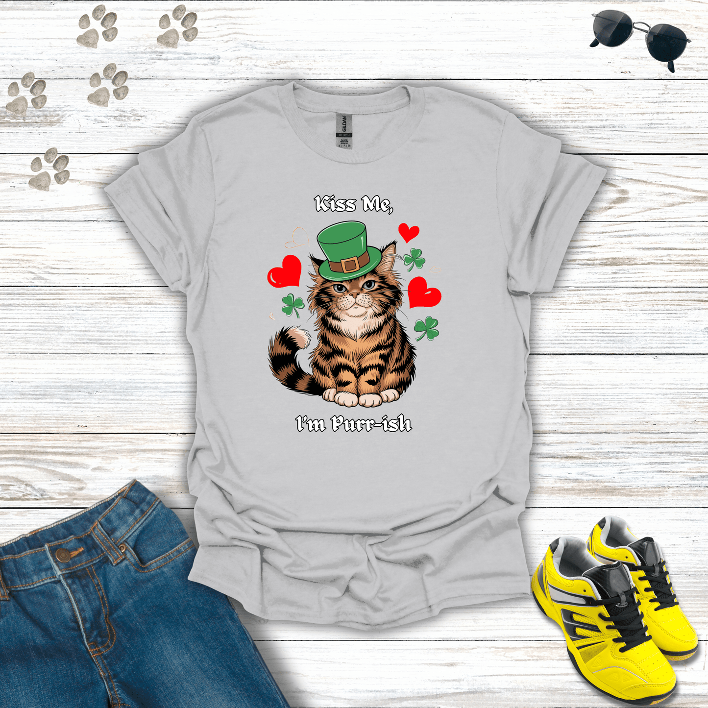 Kiss Me, I'm Purr-ish T-Shirt