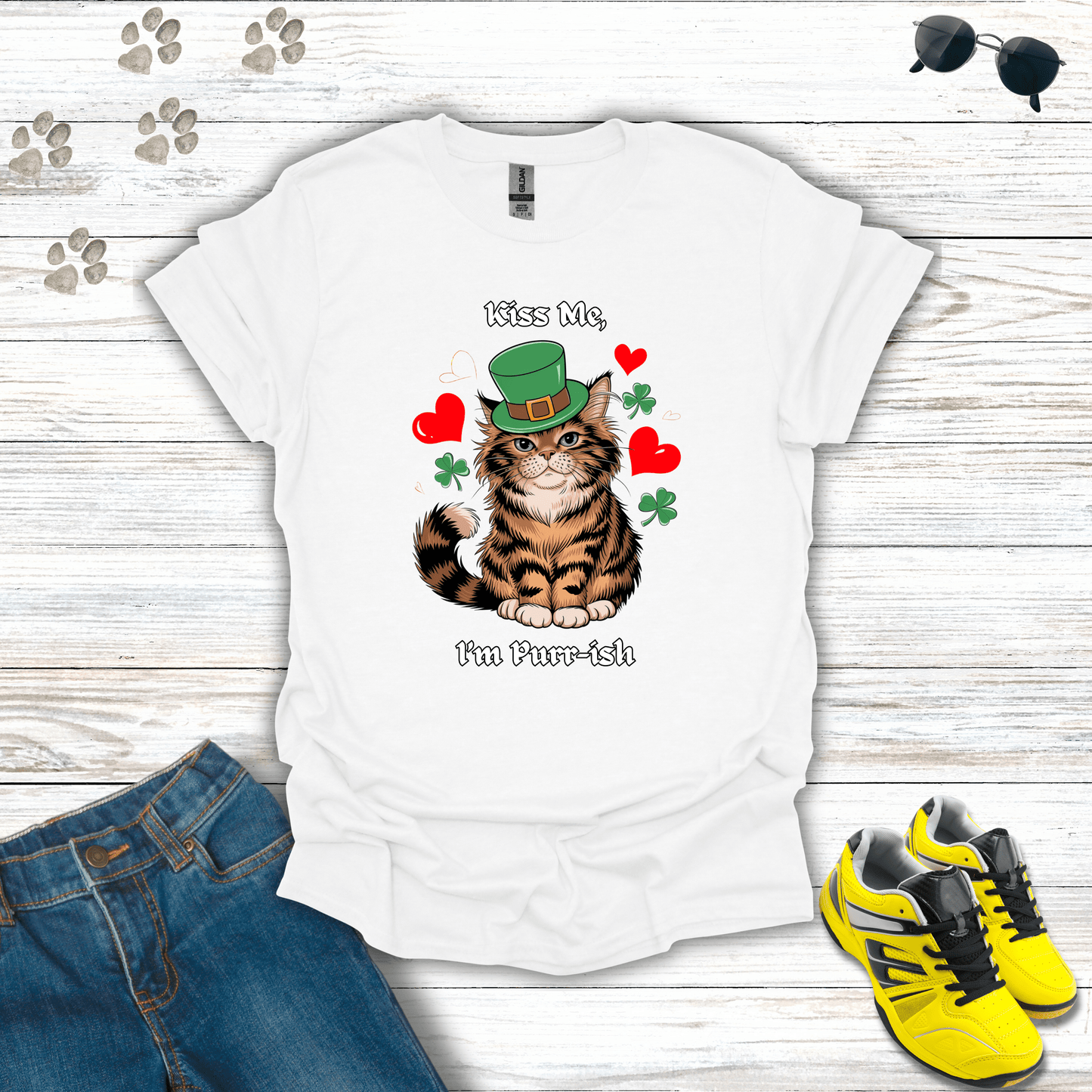 Kiss Me, I'm Purr-ish T-Shirt