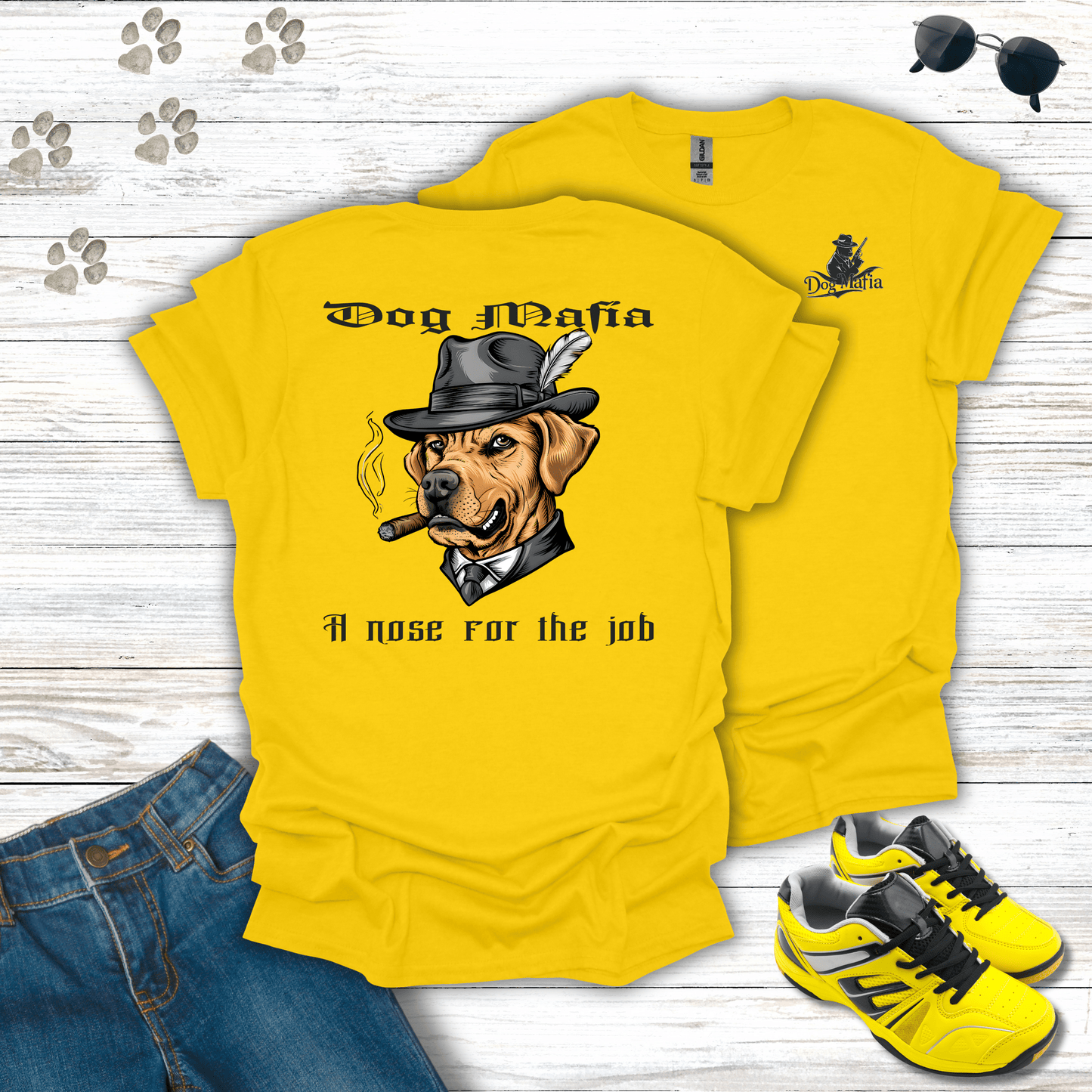 Labrador Retriever Dog Mafia T-Shirt
