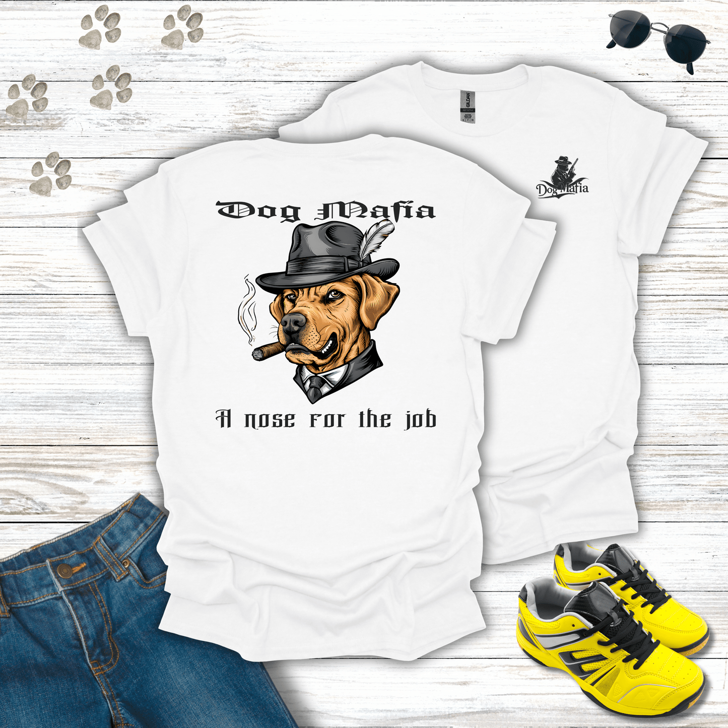 Labrador Retriever Dog Mafia T-Shirt