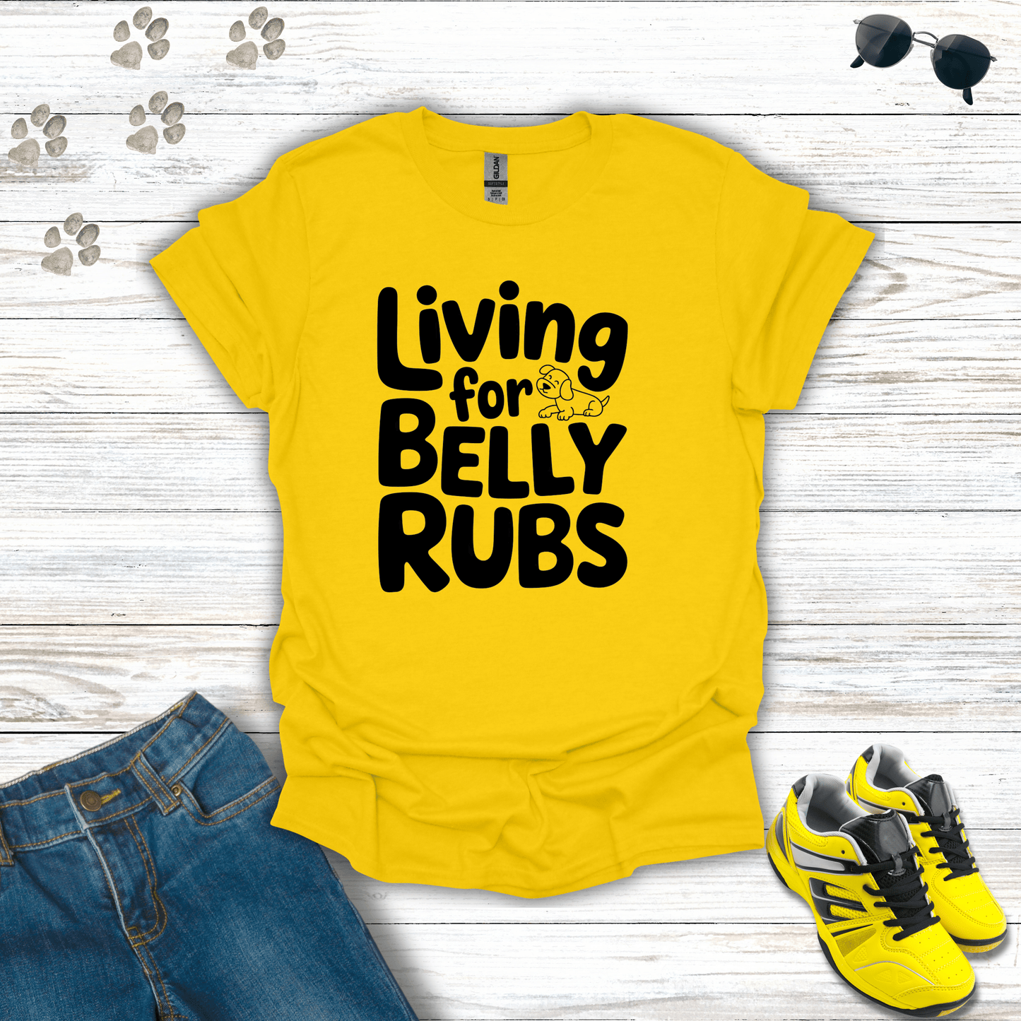 Living For Belly Rubs T-Shirt