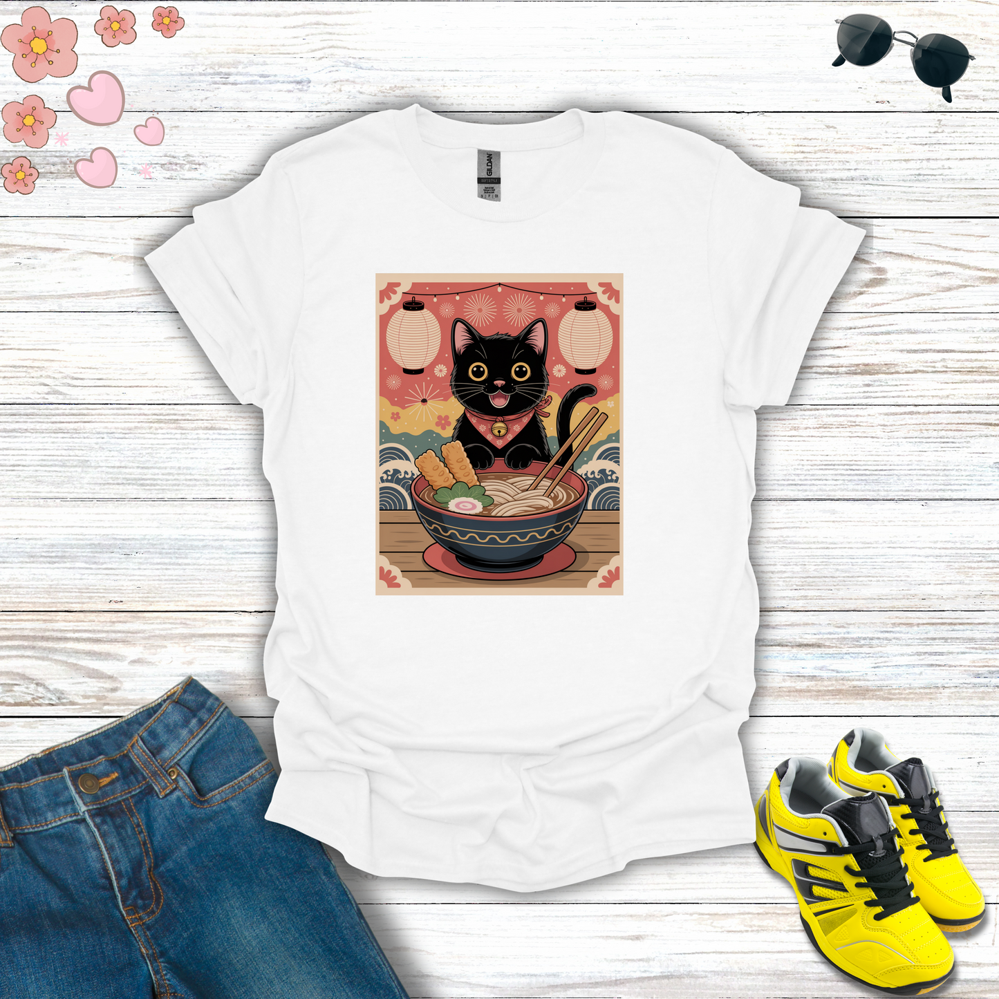 Lucky Neko Udon Feast T-Shirt