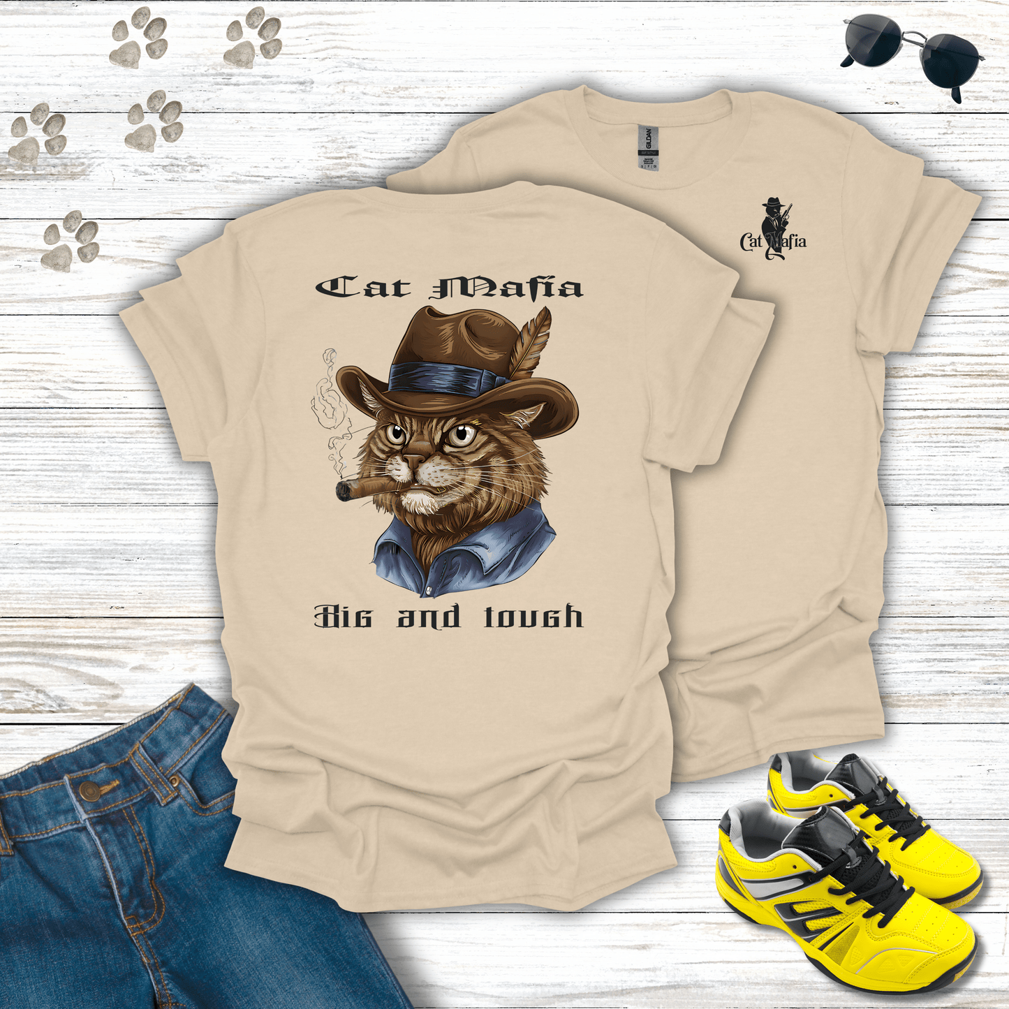 Maine Coon Cat Mafia T-Shirt