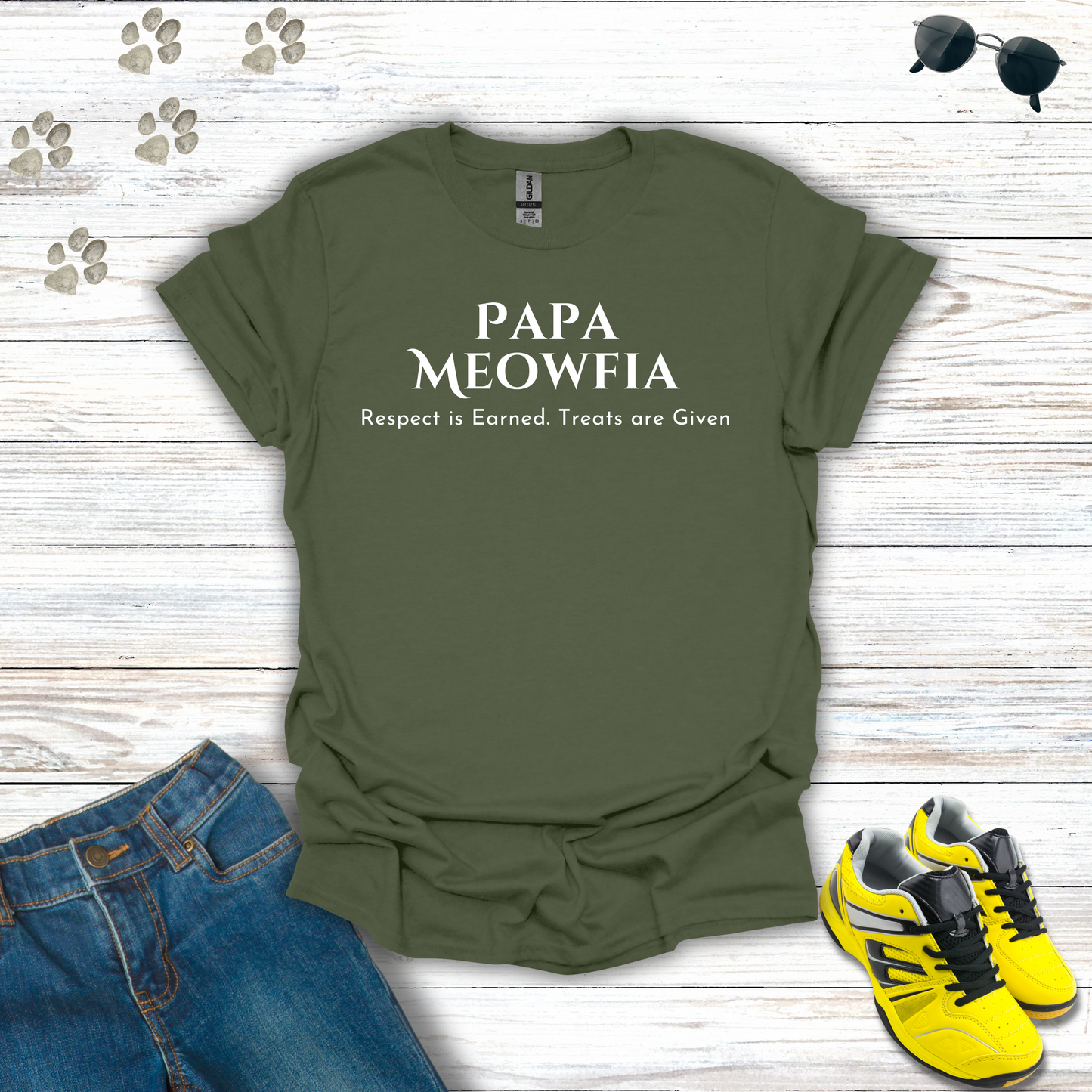 Papa Meowfia T-Shirt