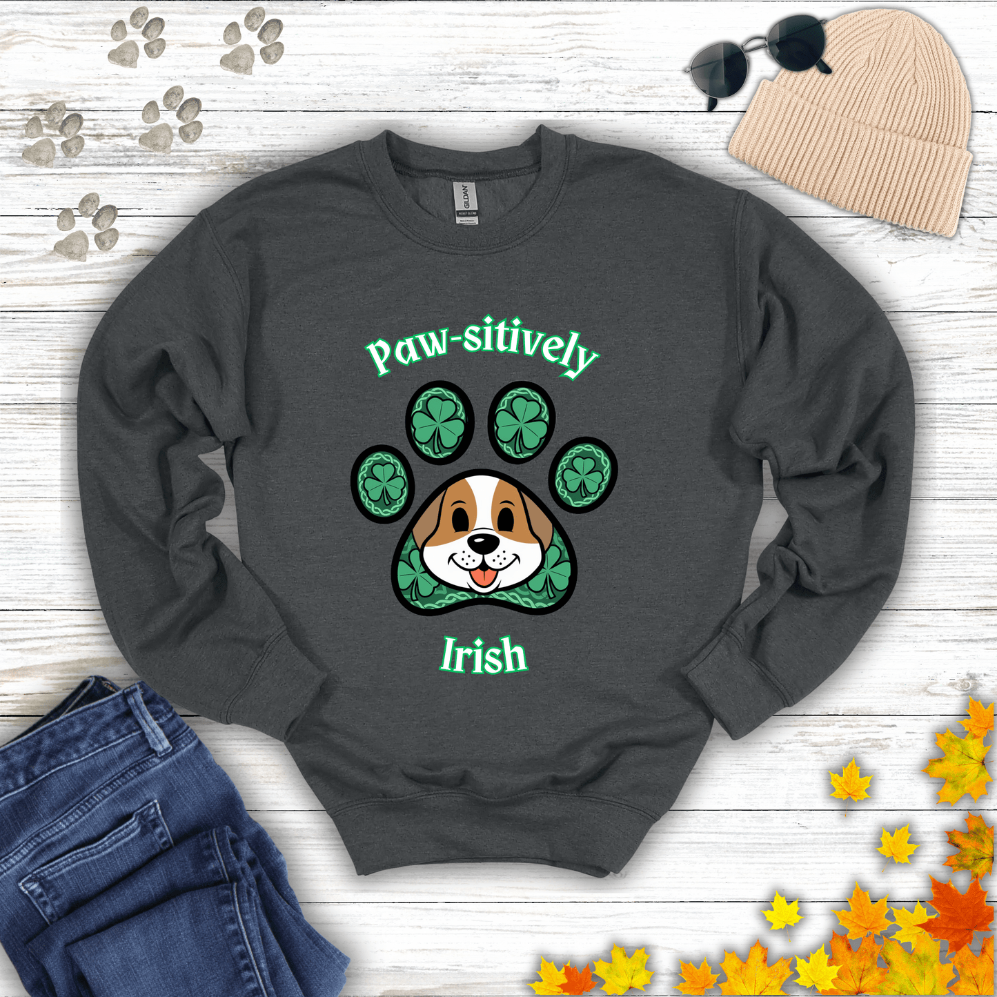 Paw-sitively Irish Sweatshirt