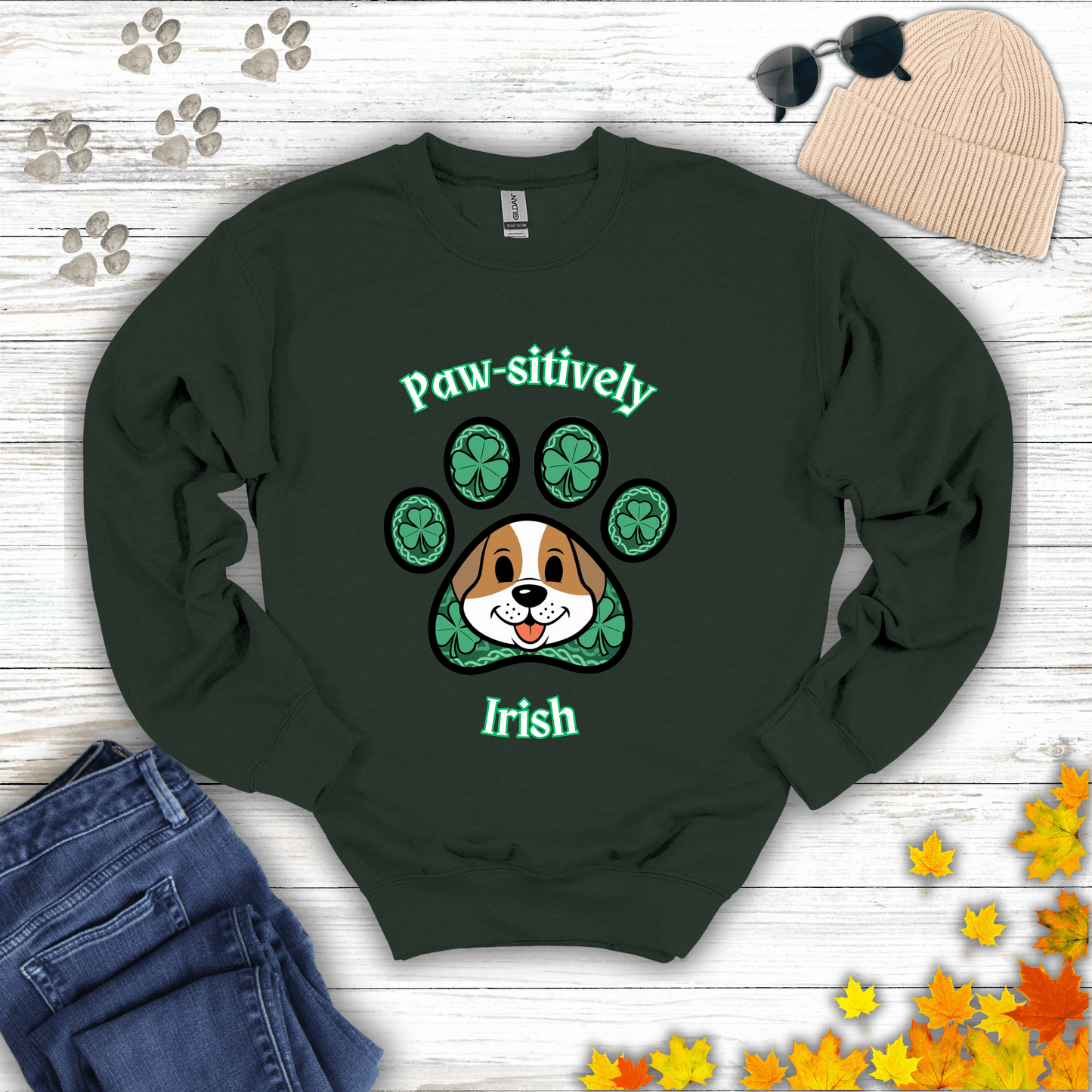 Paw-sitively Irish Sweatshirt