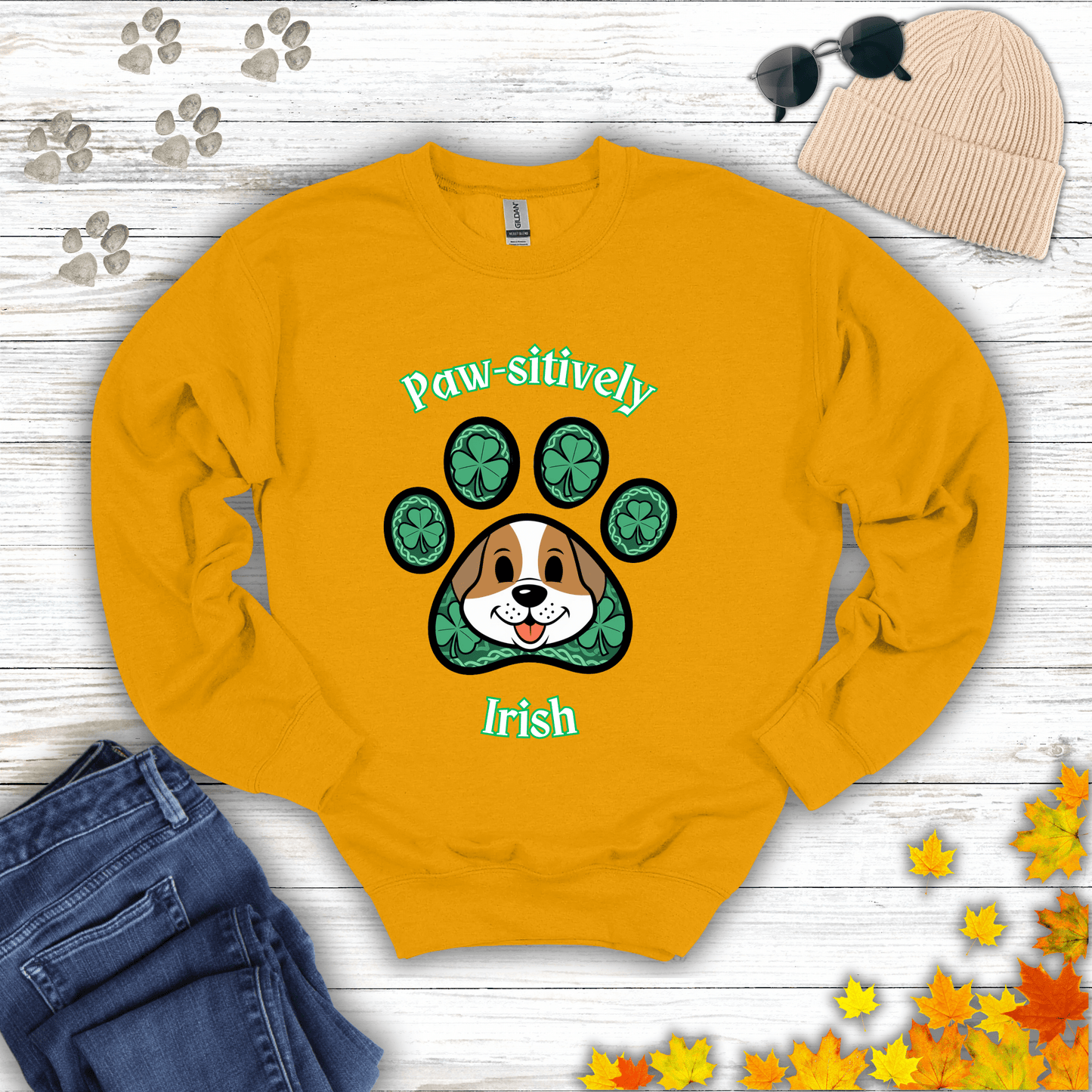 Paw-sitively Irish Sweatshirt