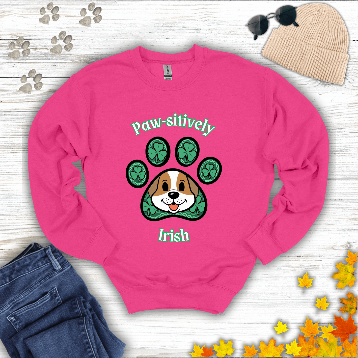 Paw-sitively Irish Sweatshirt