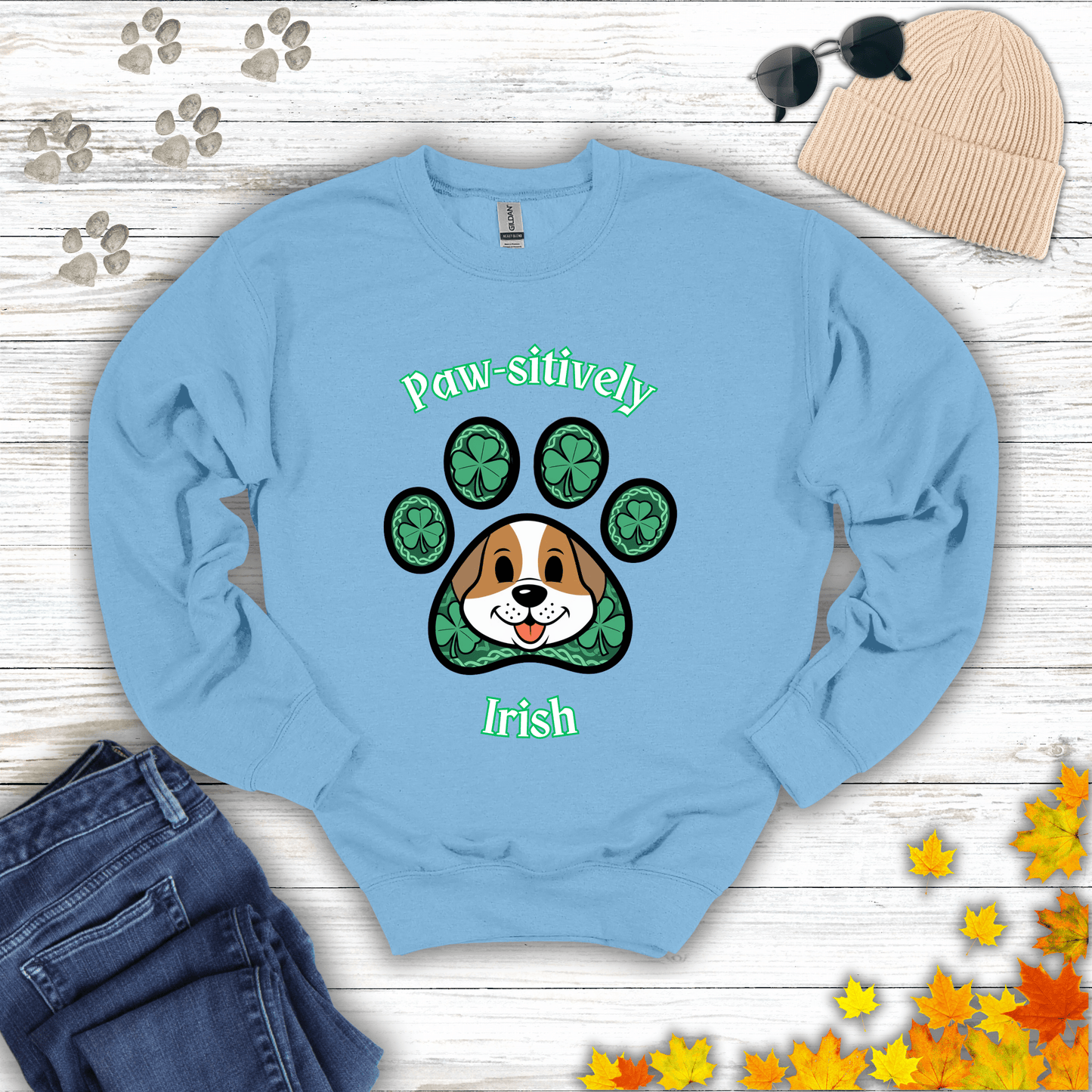 Paw-sitively Irish Sweatshirt