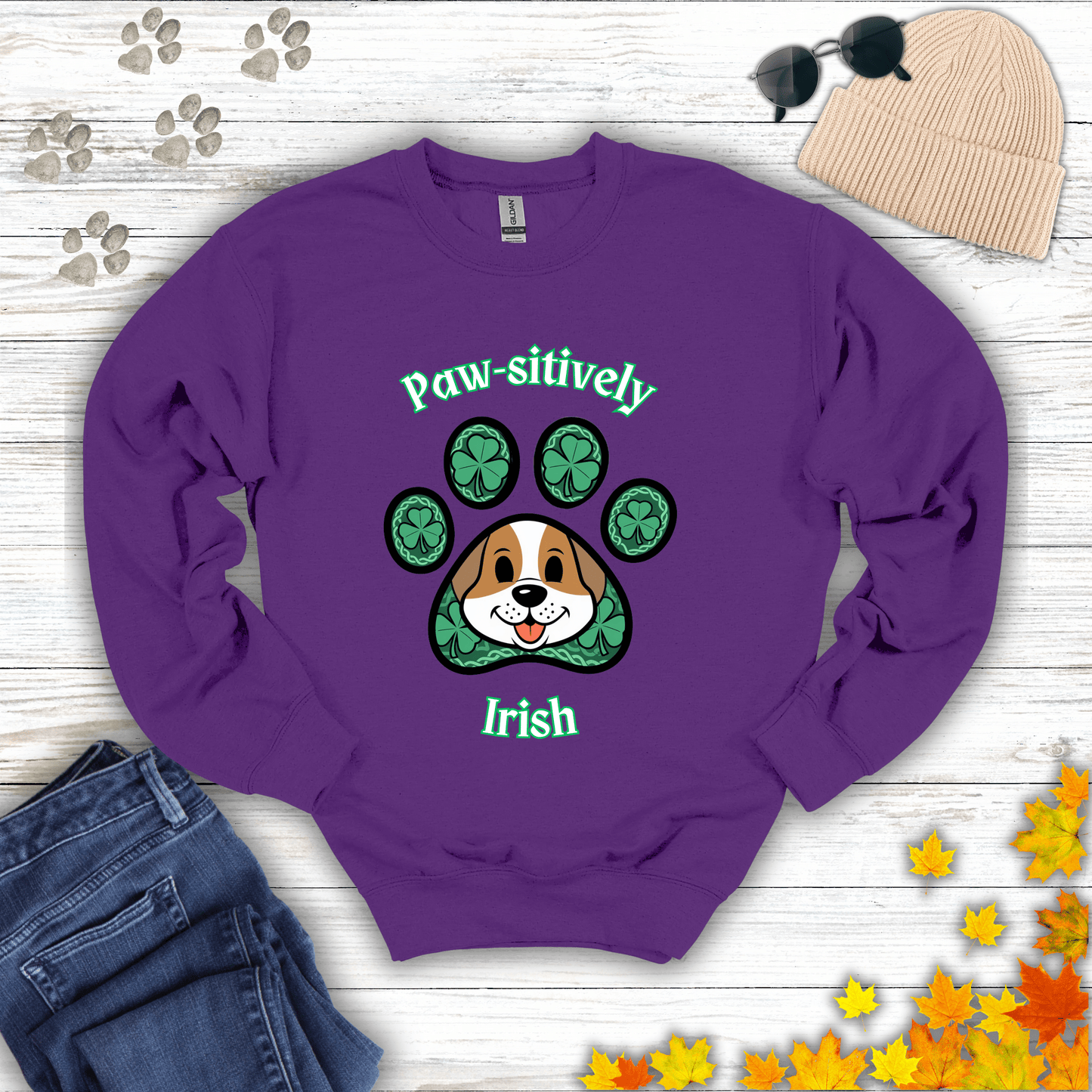 Paw-sitively Irish Sweatshirt