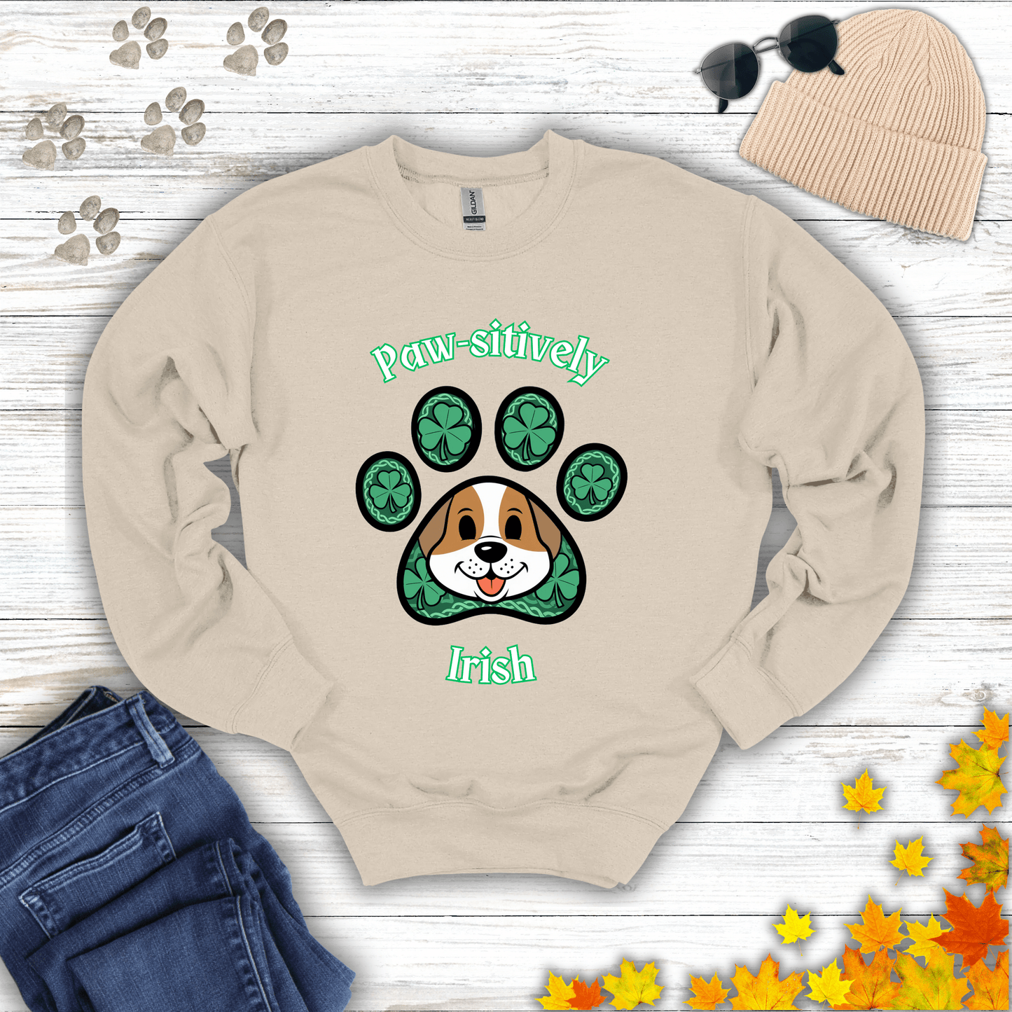Paw-sitively Irish Sweatshirt