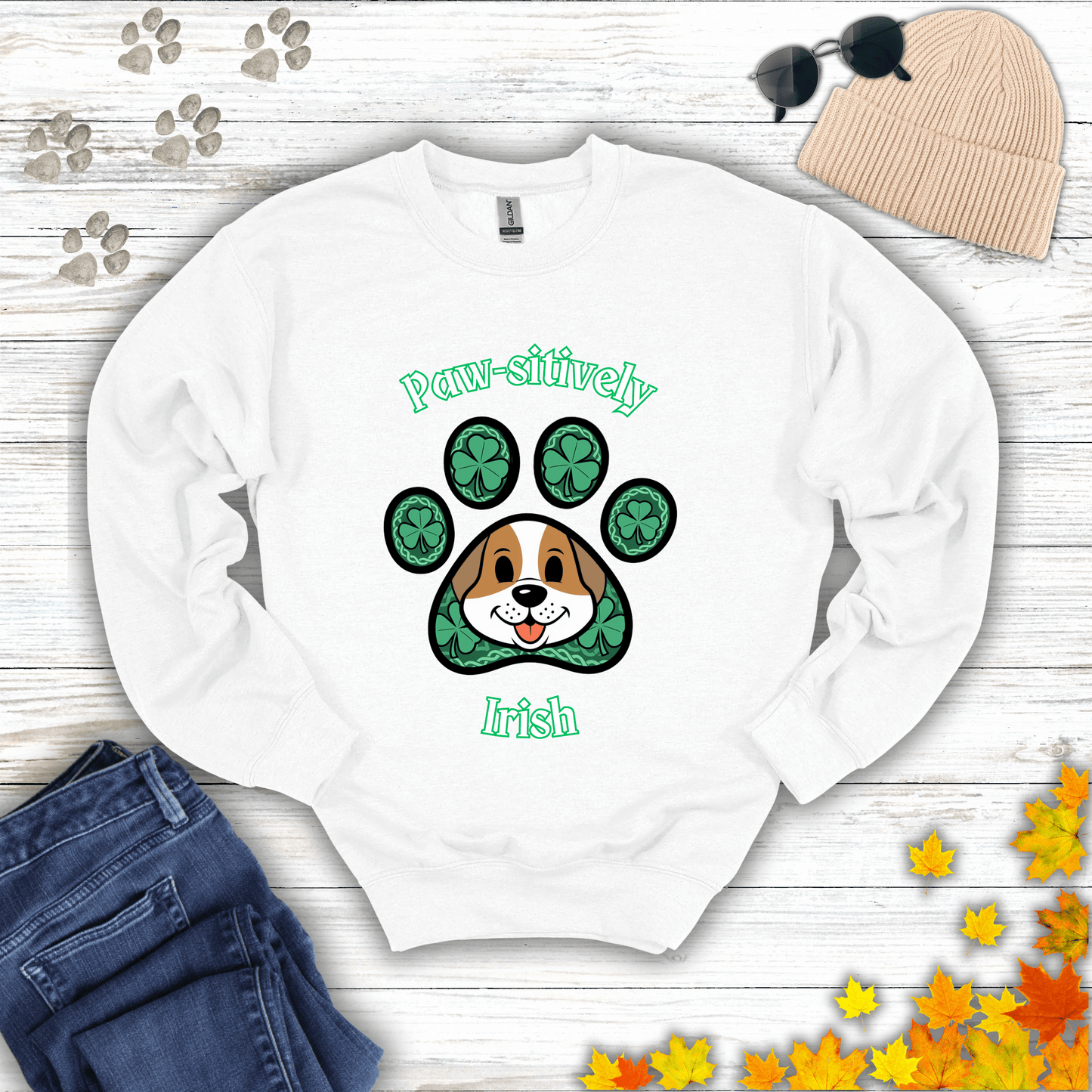 Paw-sitively Irish Sweatshirt