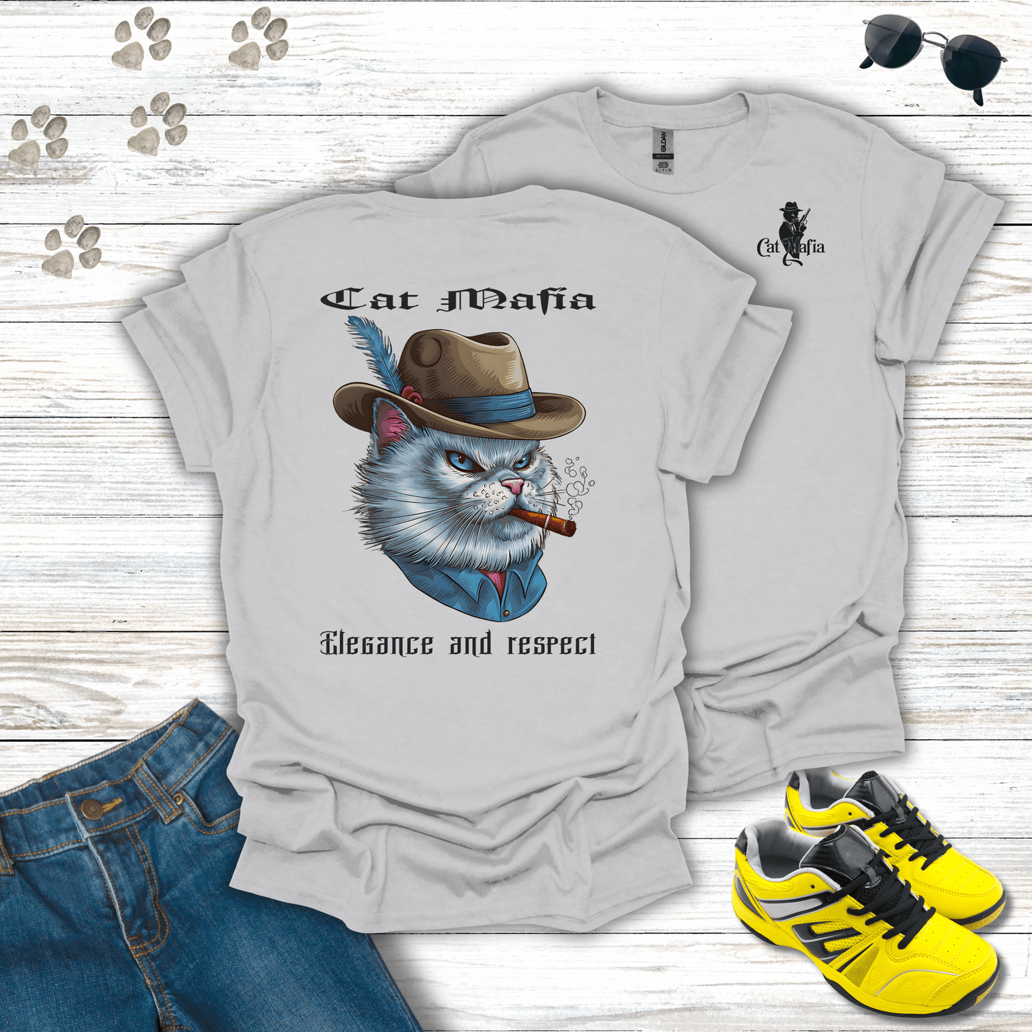 Persian Cat Mafia T-Shirt