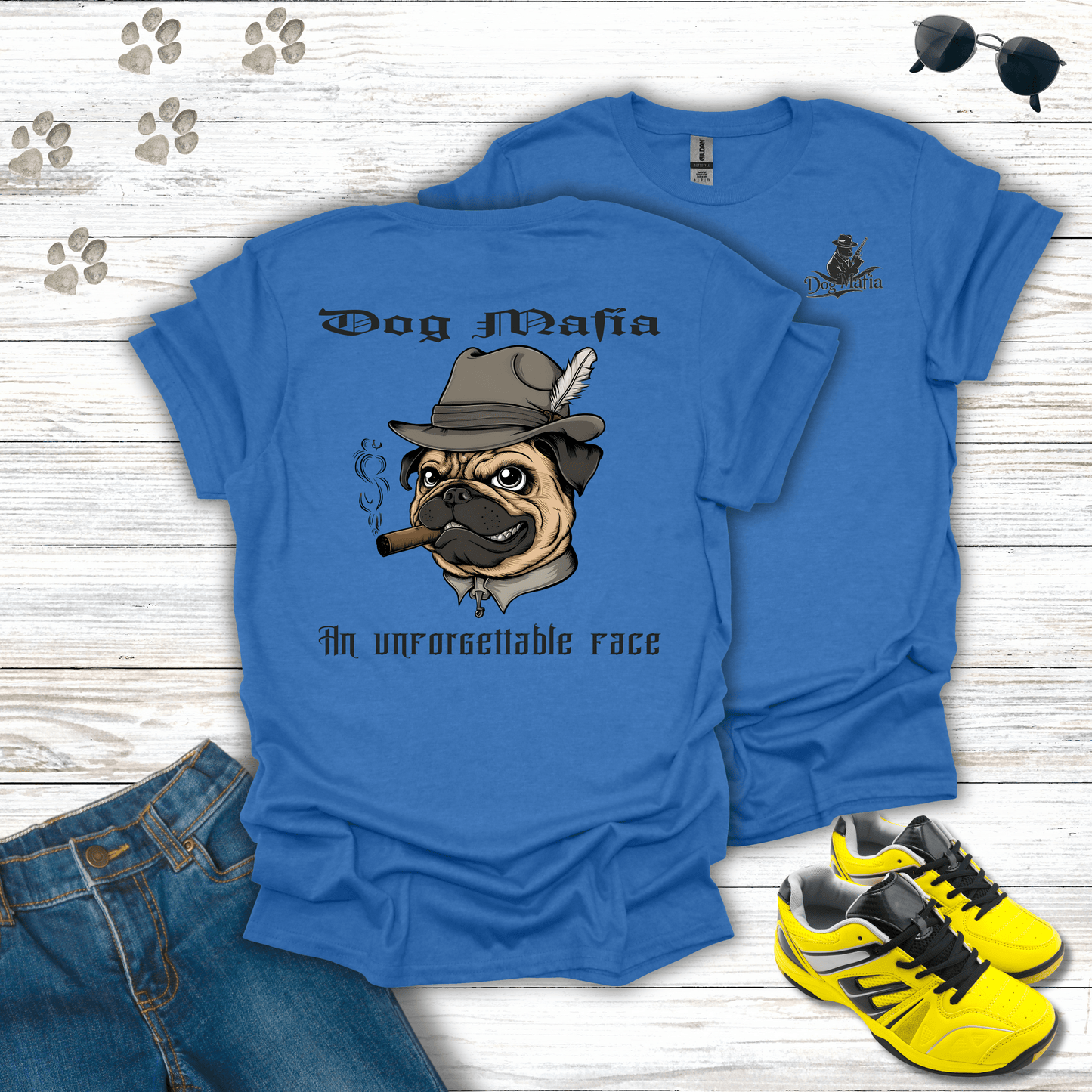 Pug Dog Mafia T-Shirt