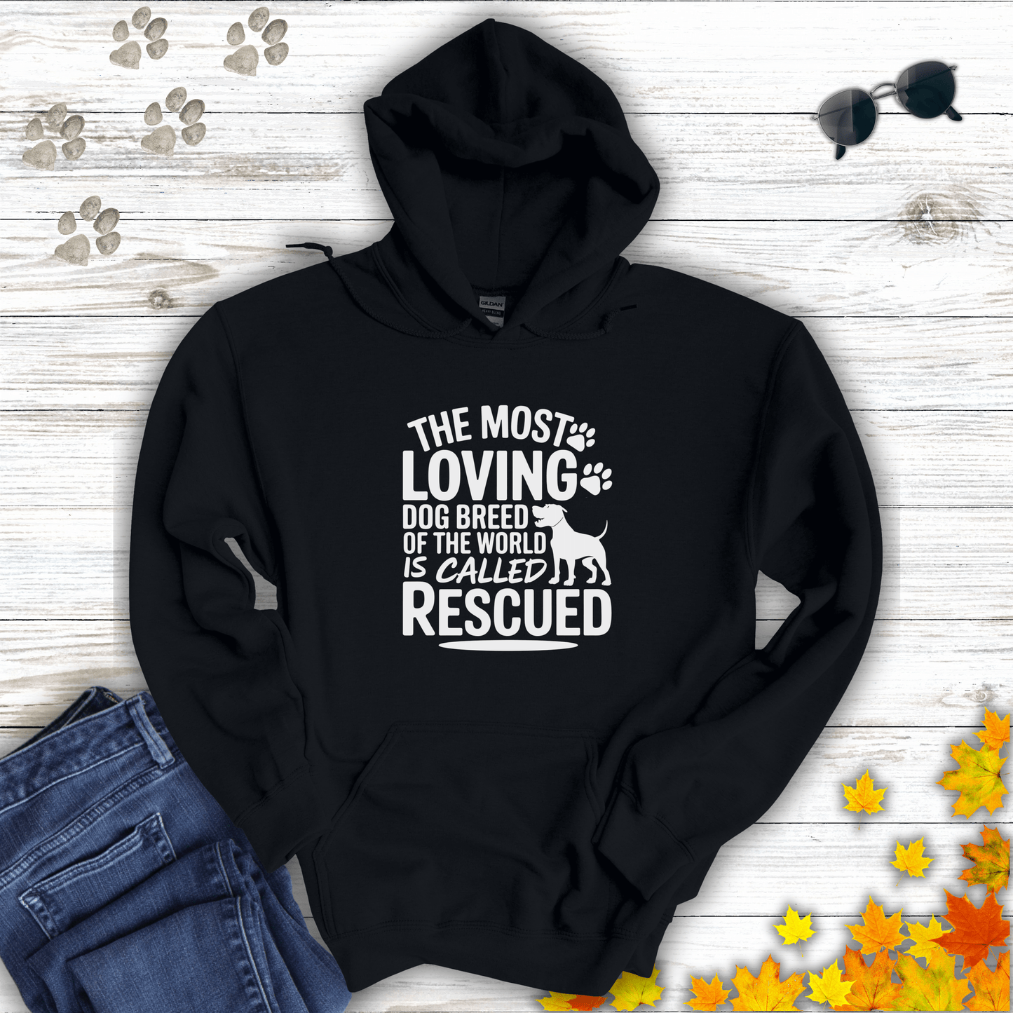Rescued Dog Lover Hoodie