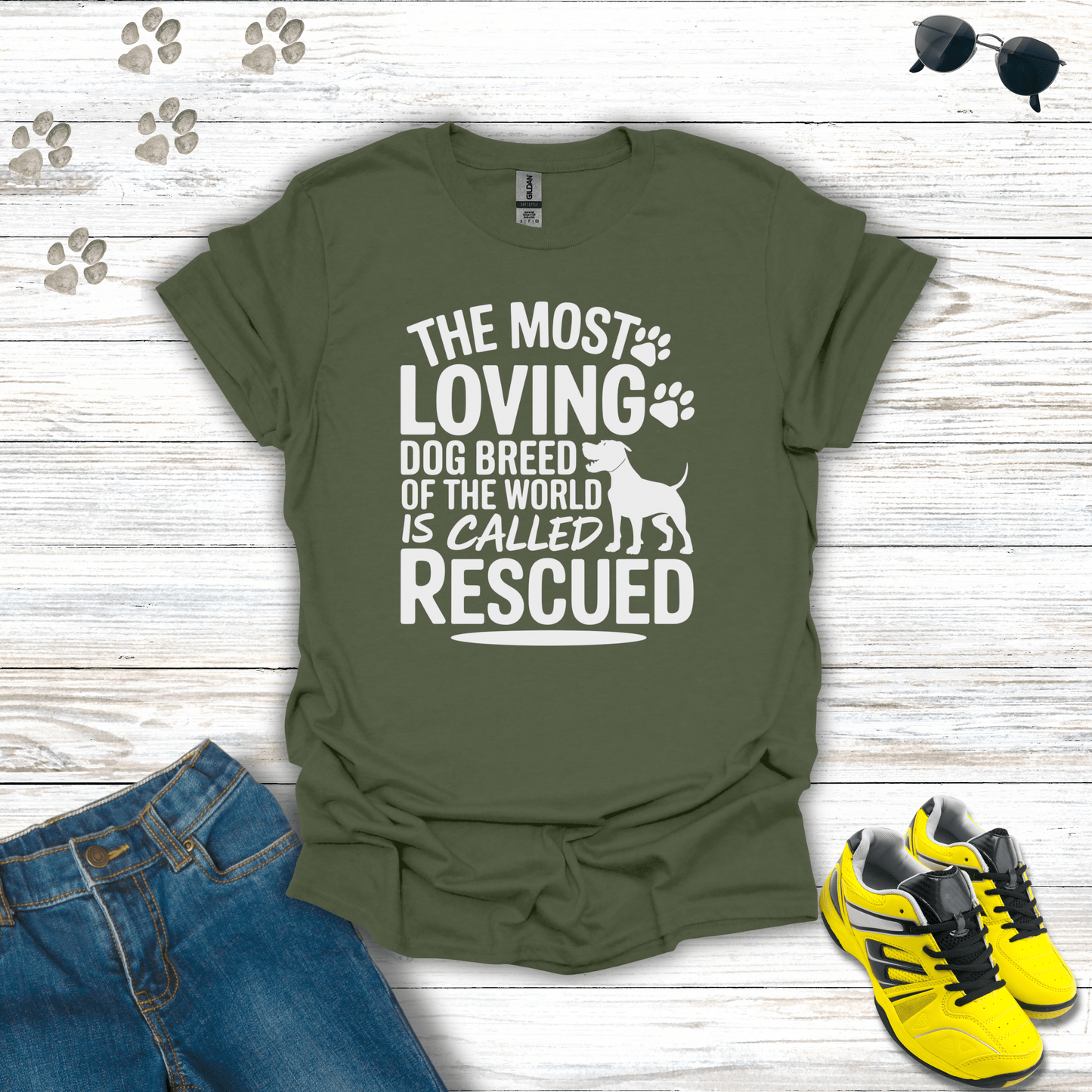 Rescued Dog Lover T-Shirt
