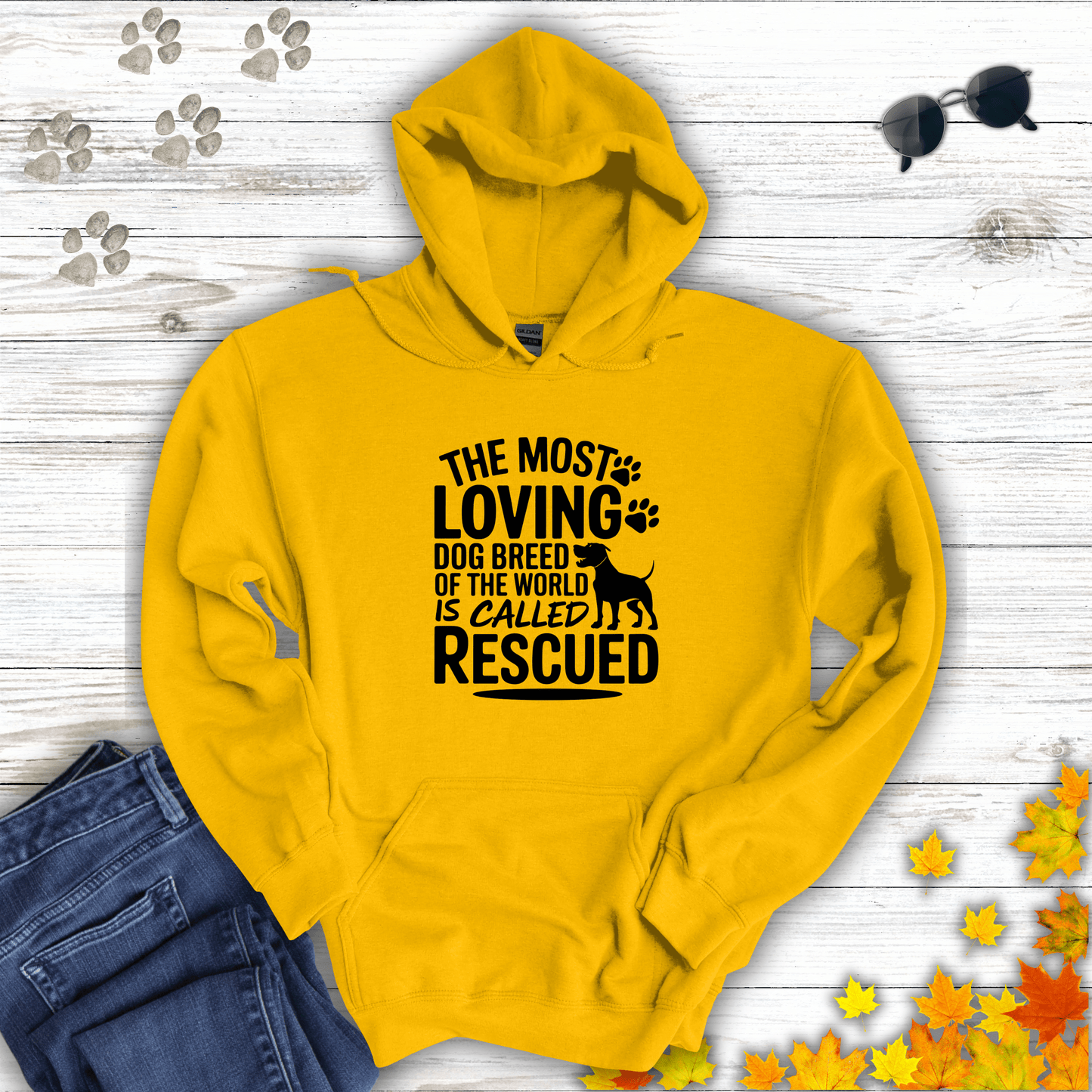 Rescued Dog Lover Hoodie