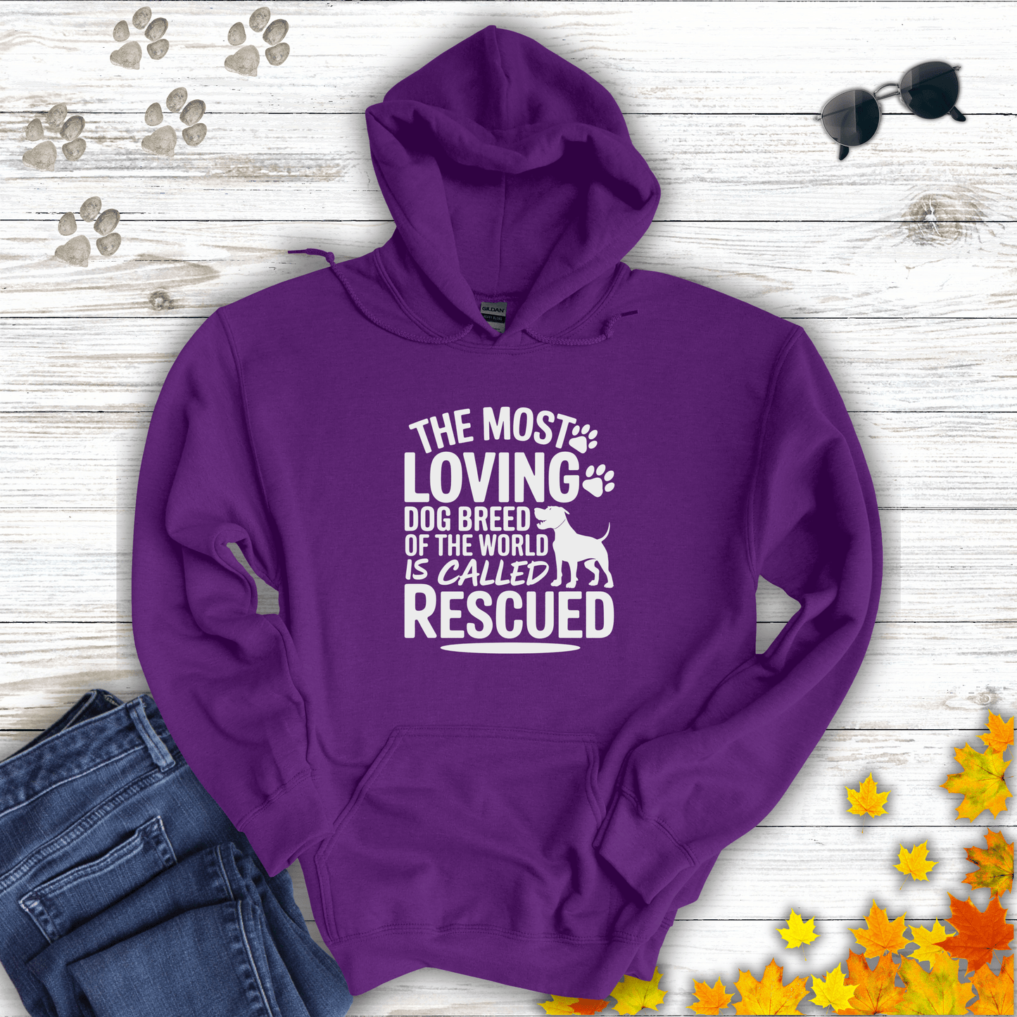 Rescued Dog Lover Hoodie