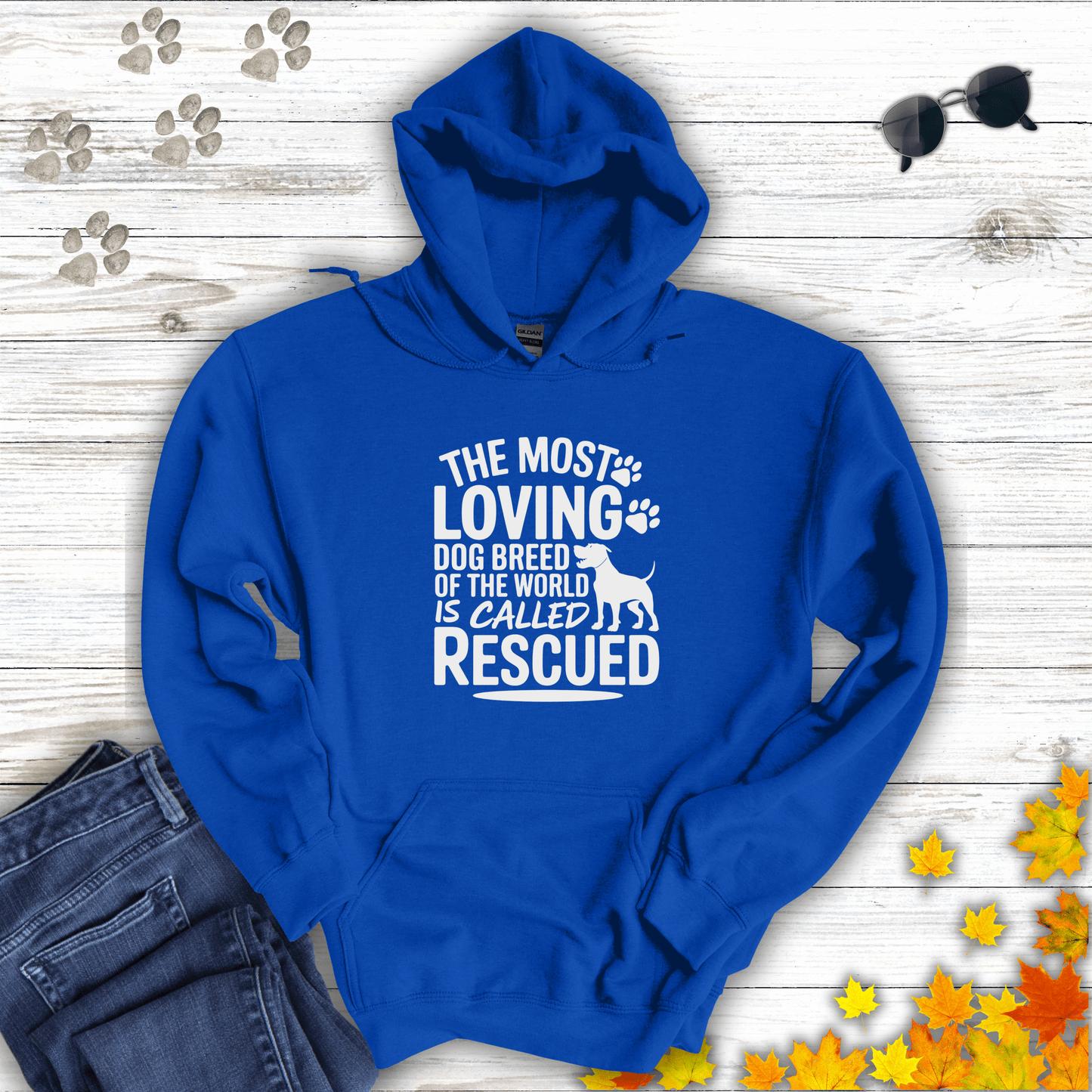 Rescued Dog Lover Hoodie