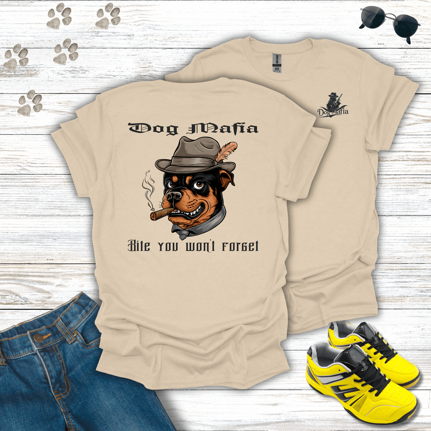 Rottweiler Dog Mafia T-Shirt